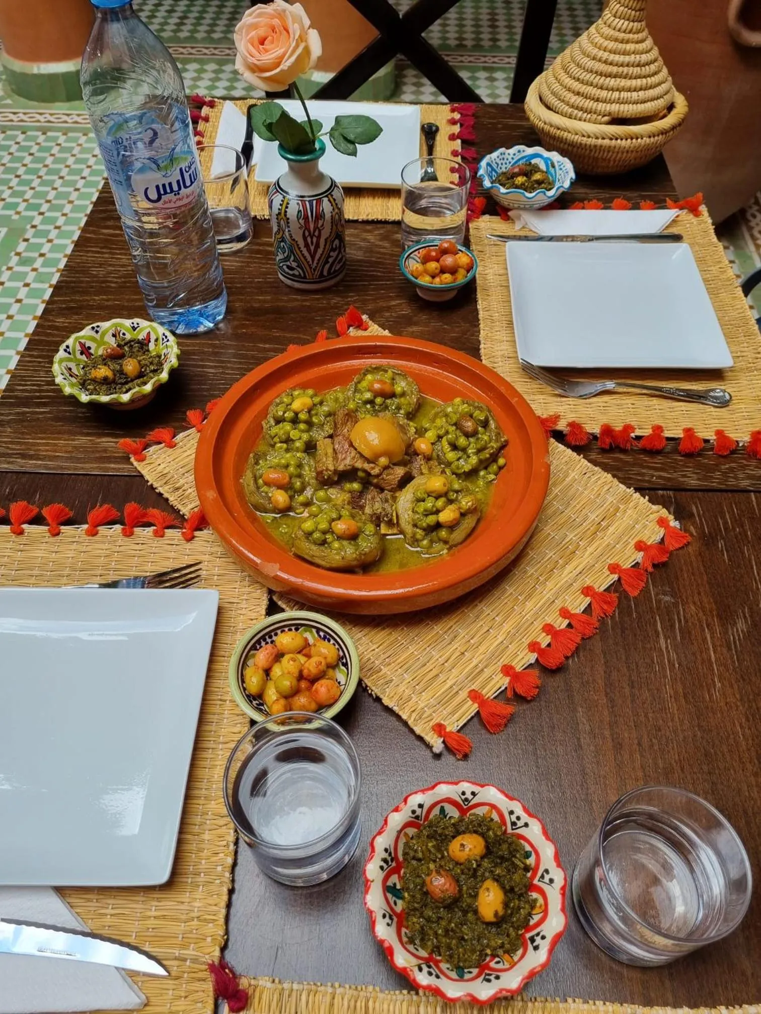 Food and drinks in Riad Sultan Suleiman