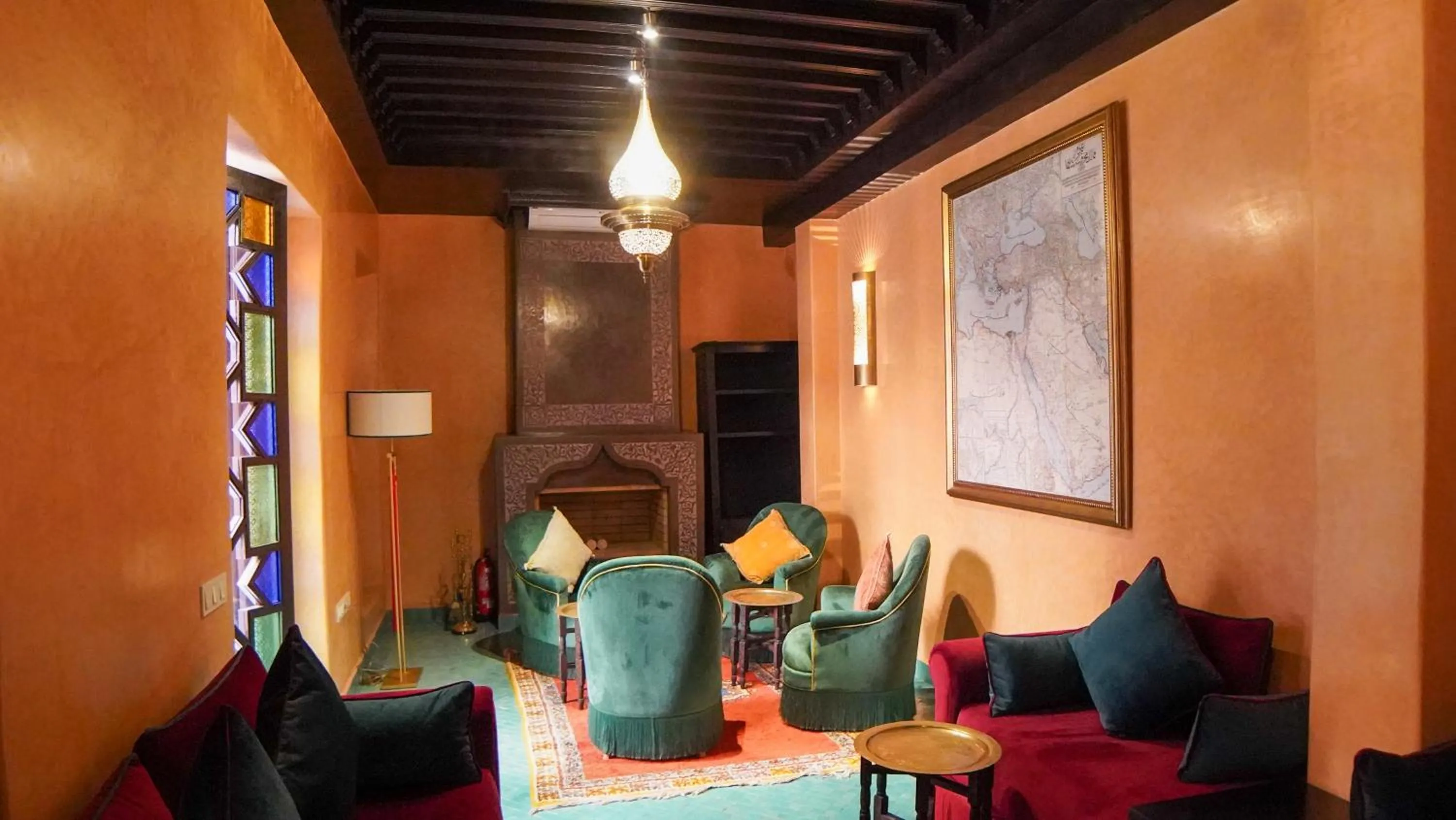 Living room in Riad Sultan Suleiman