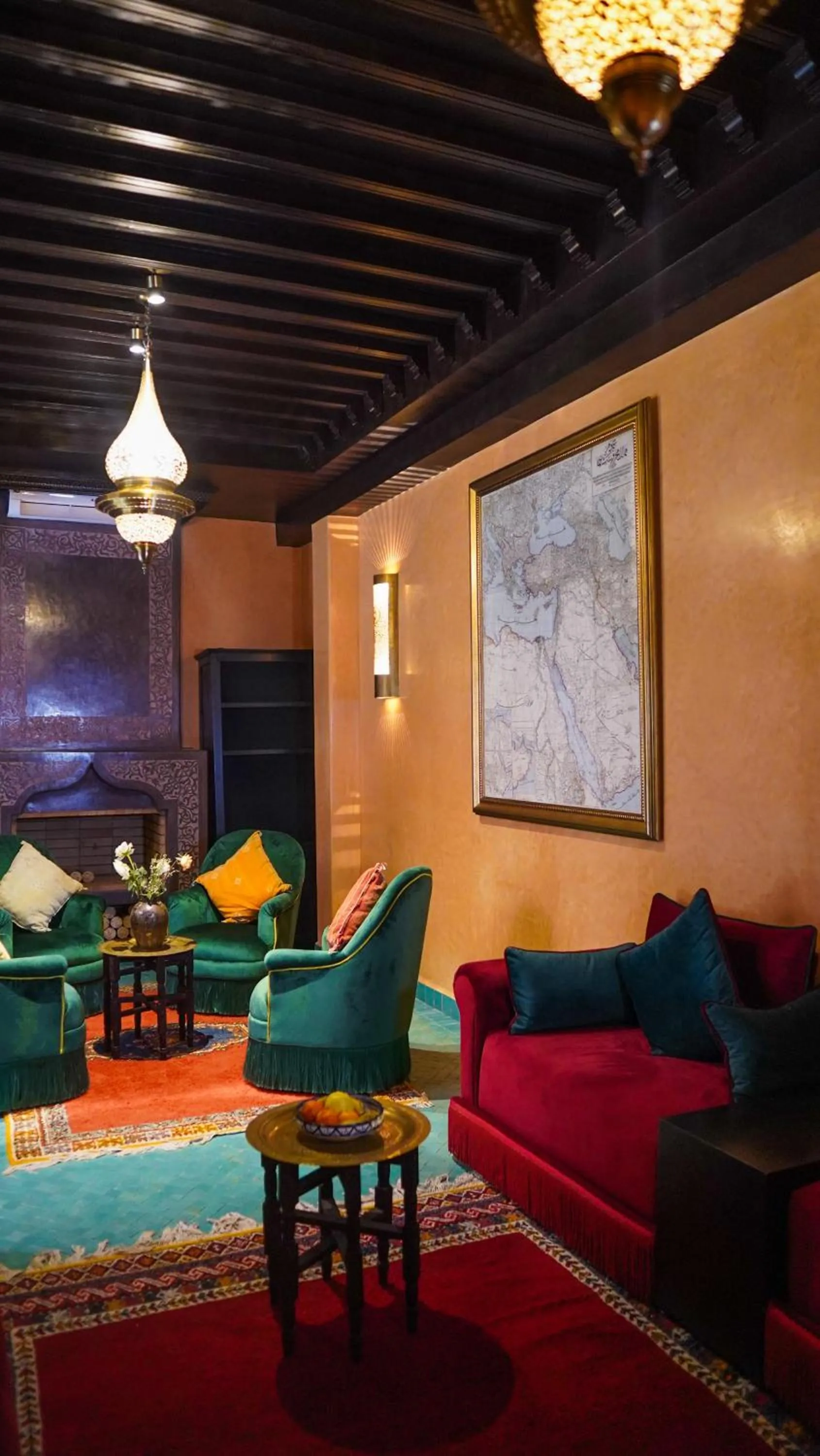 Lobby or reception in Riad Sultan Suleiman
