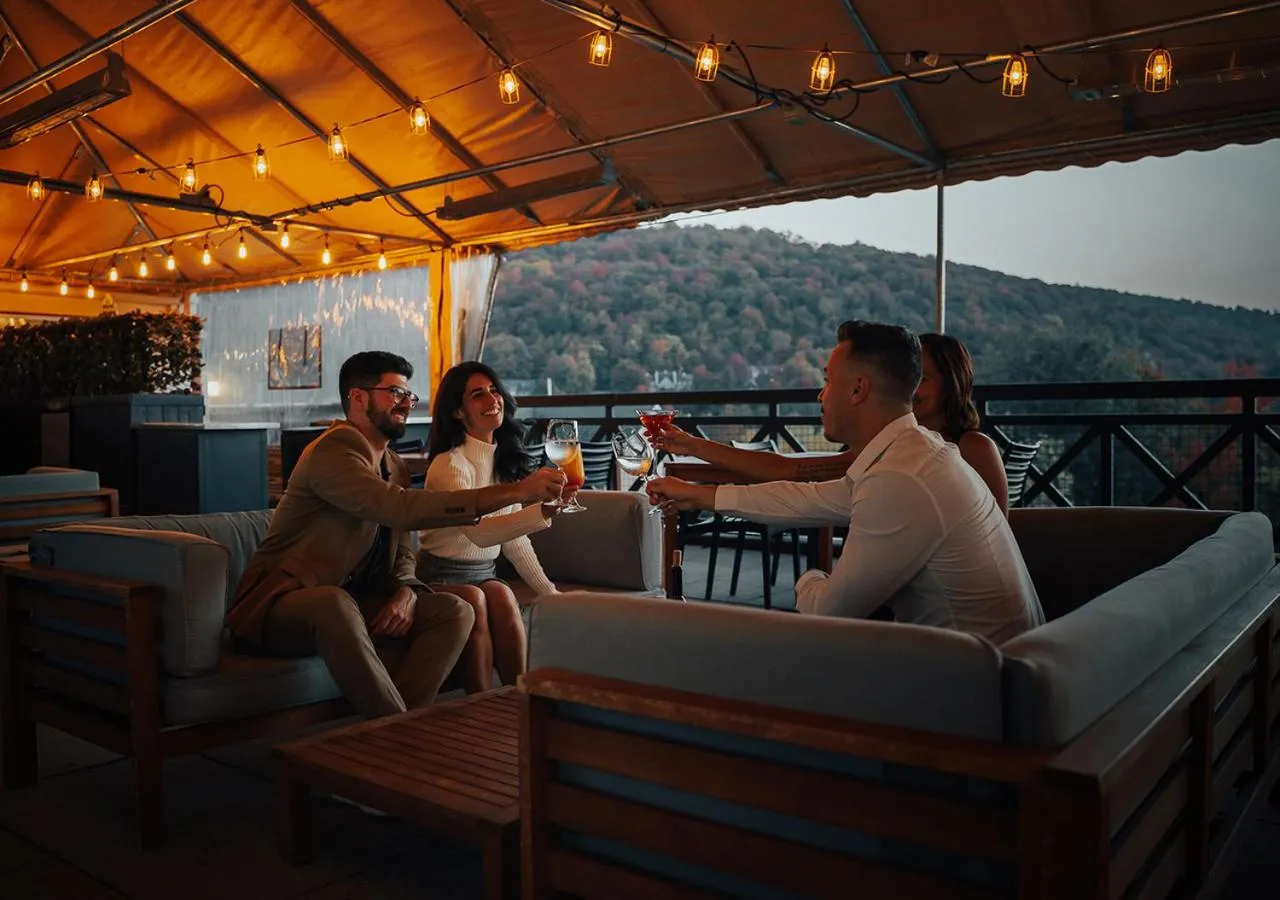 Balcony/Terrace in Hotel Chateau Bromont