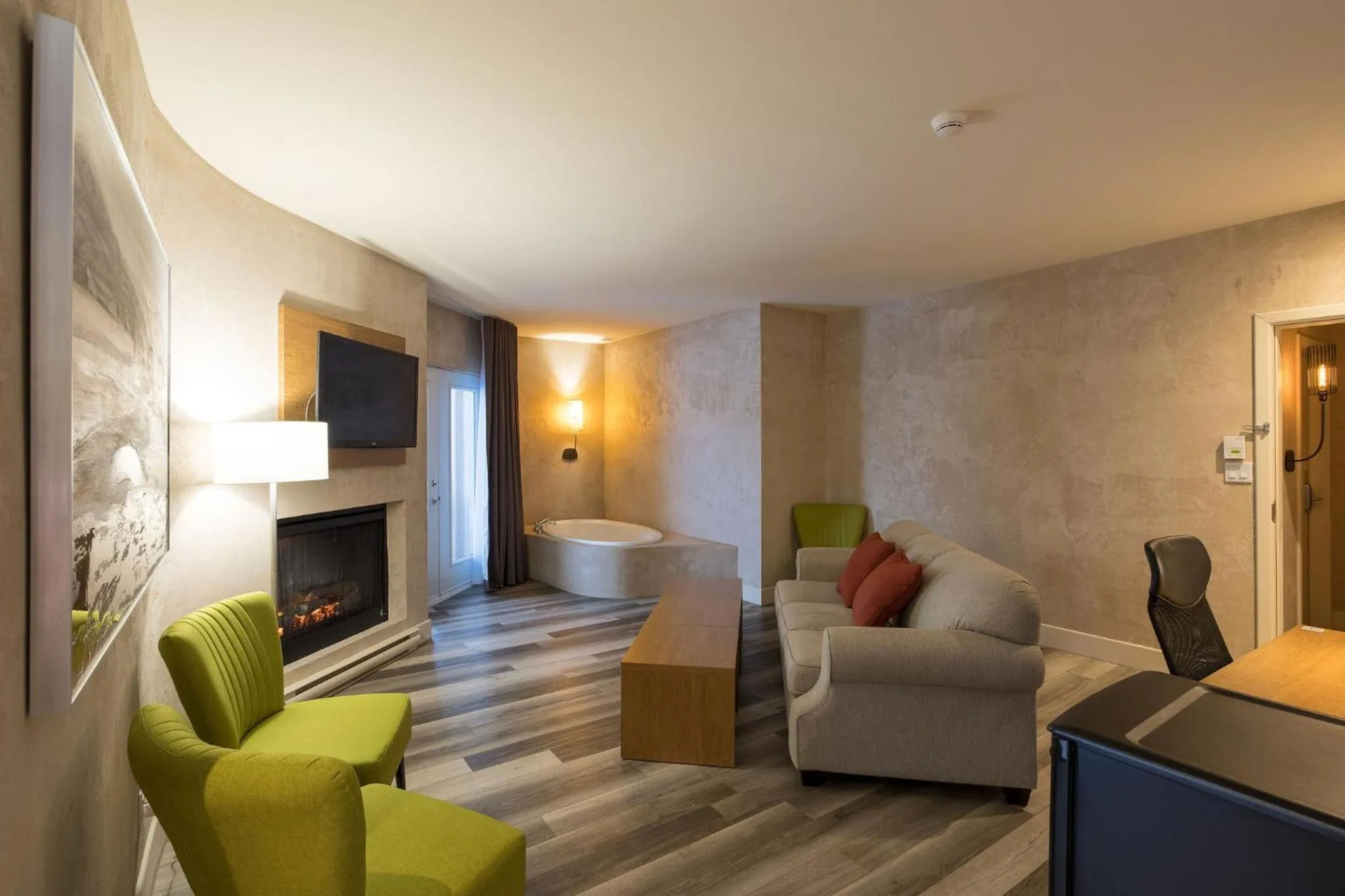 Living room in Hotel Chateau Bromont