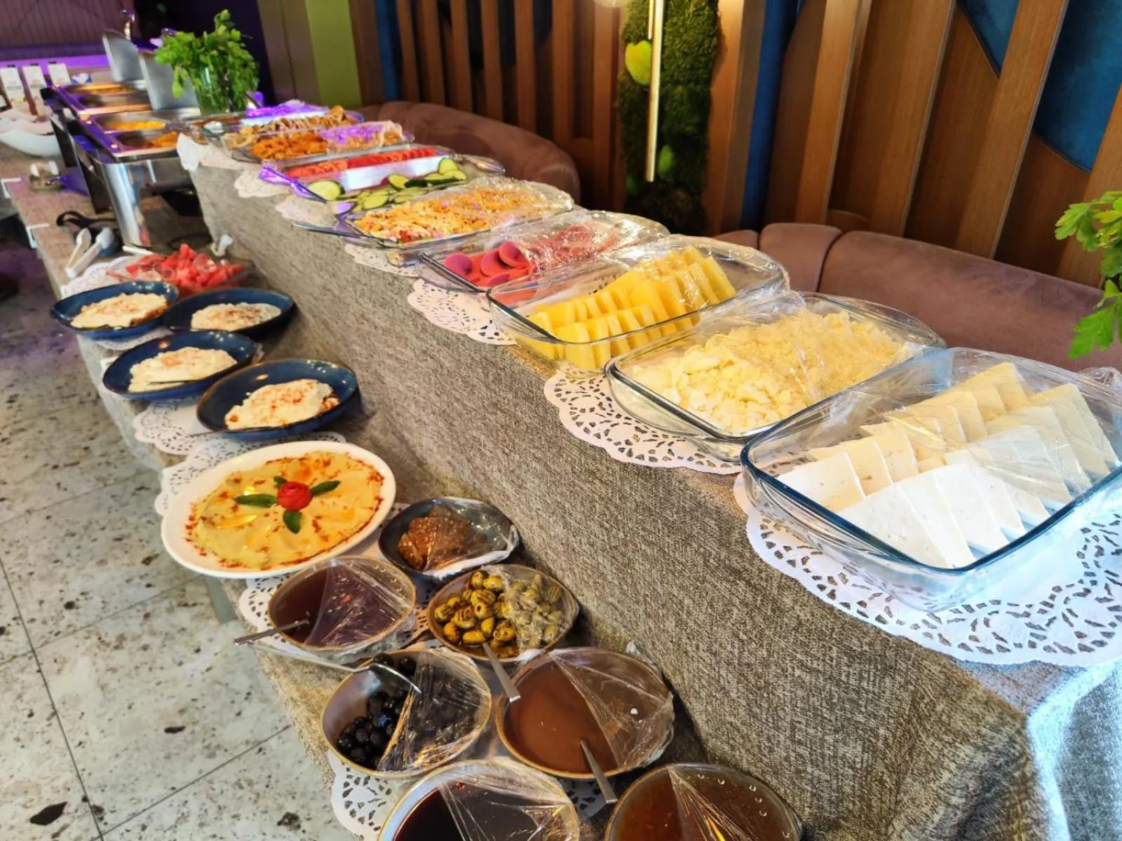 Buffet breakfast in Trabzon Gloria Suite Hotel