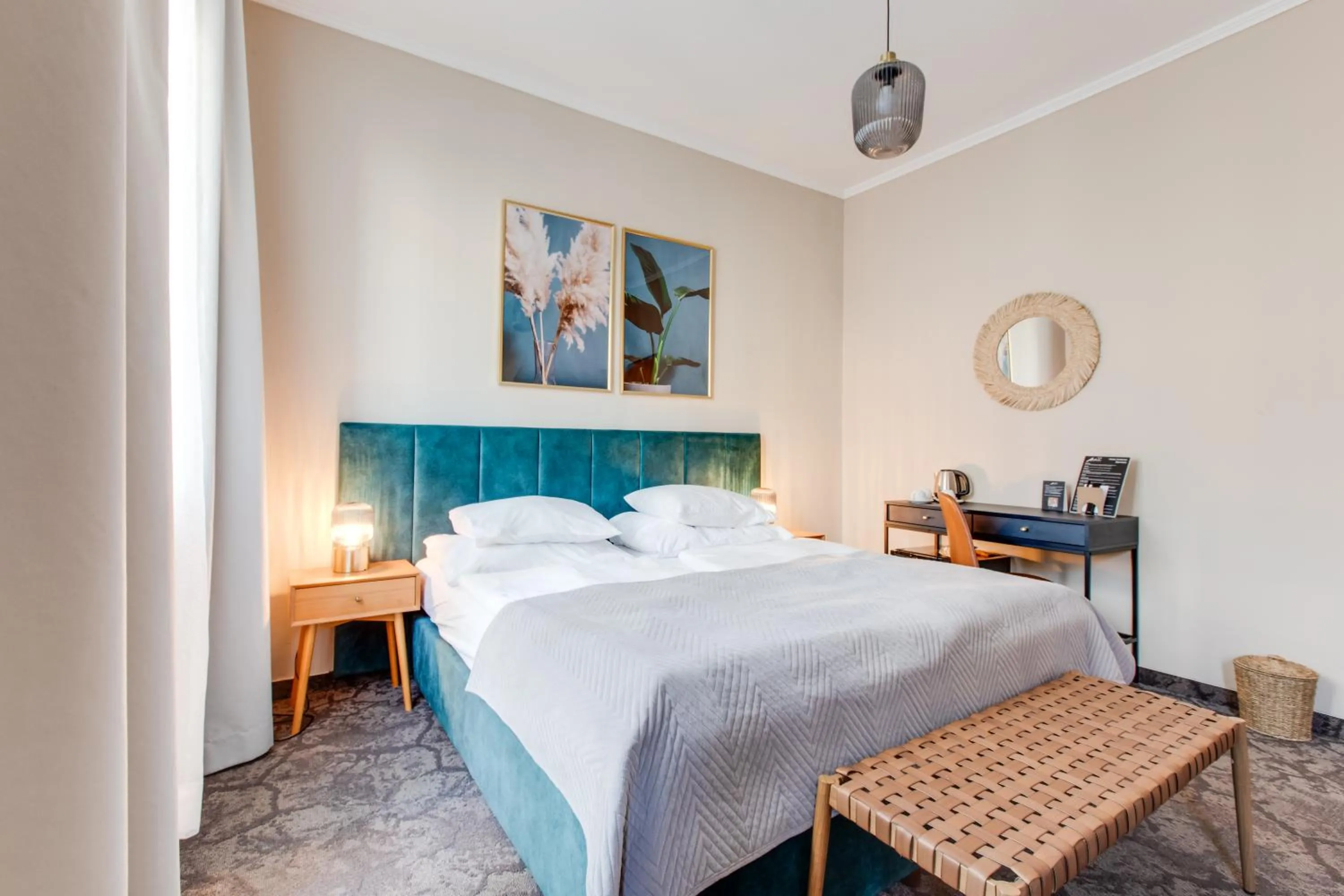 Bed in Hotel Andante