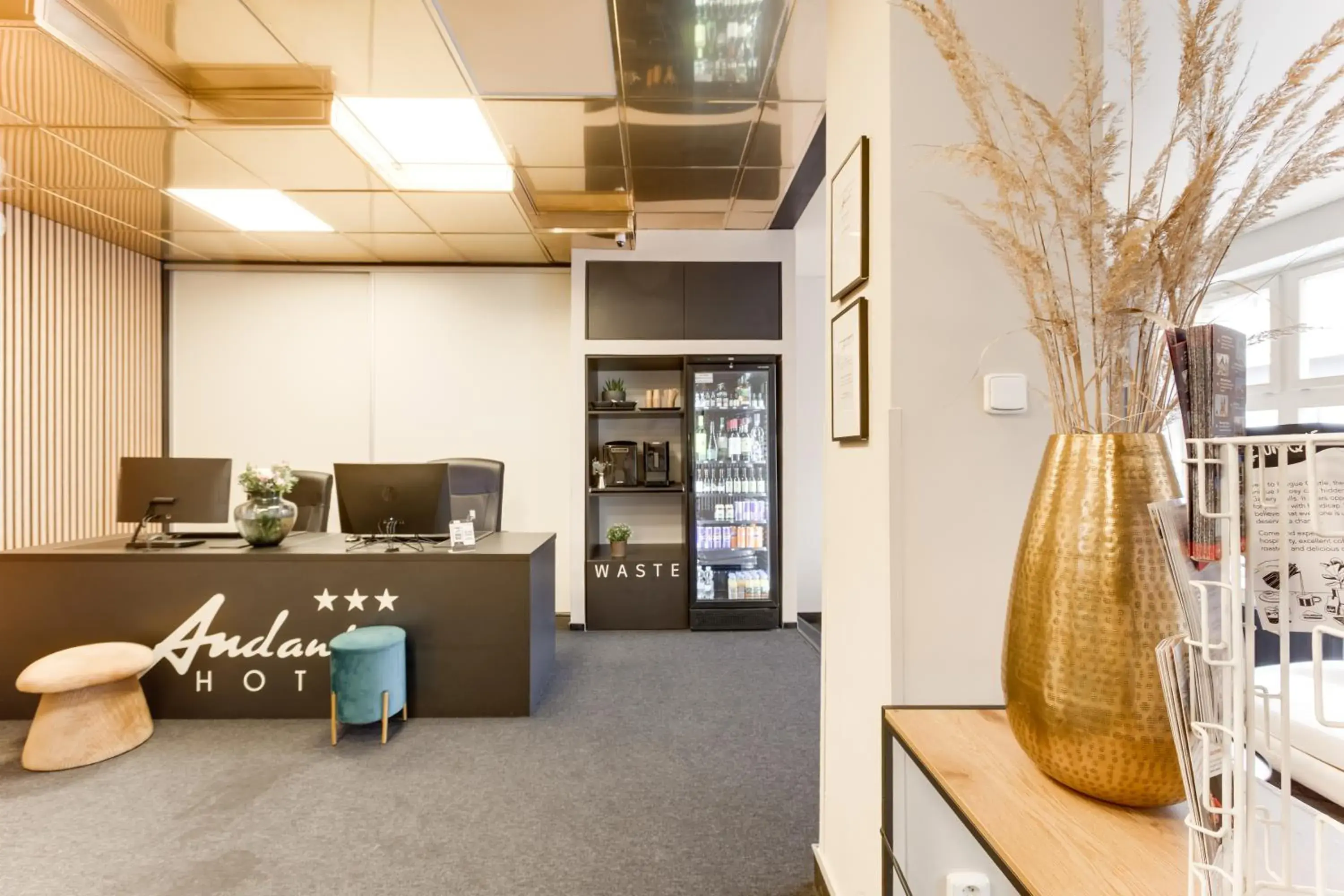 Lobby or reception in Hotel Andante Lobby or reception in Hotel Andante