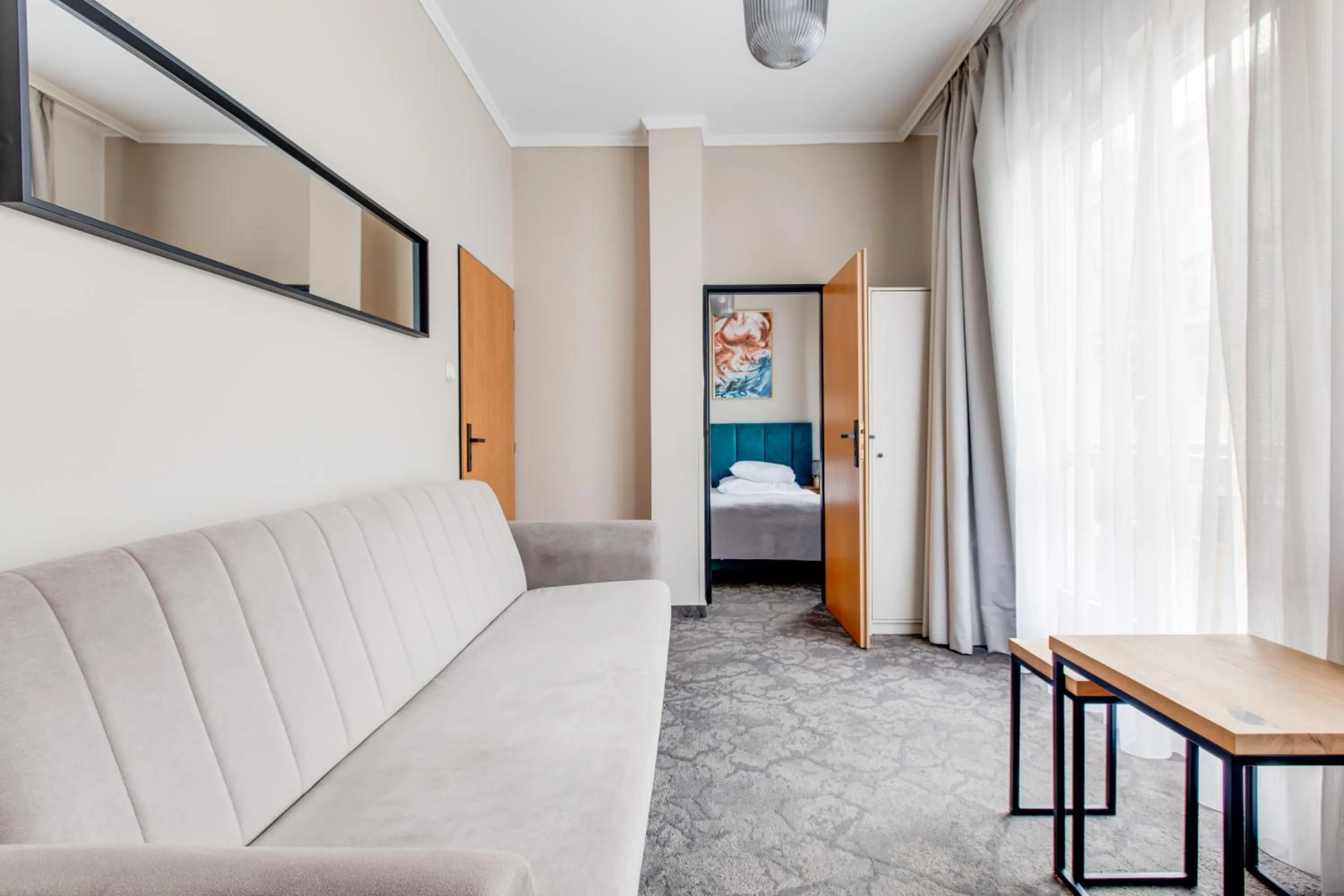 Bed in Hotel Andante