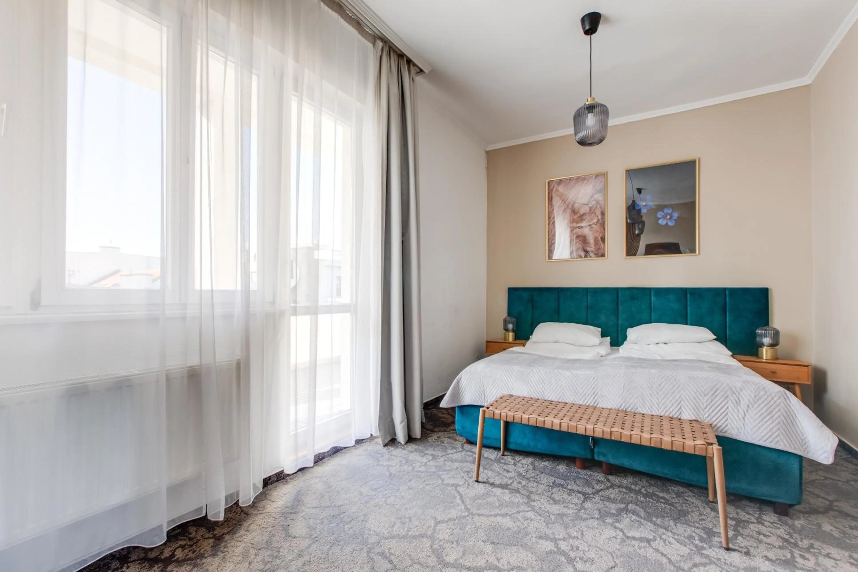 Bed in Hotel Andante