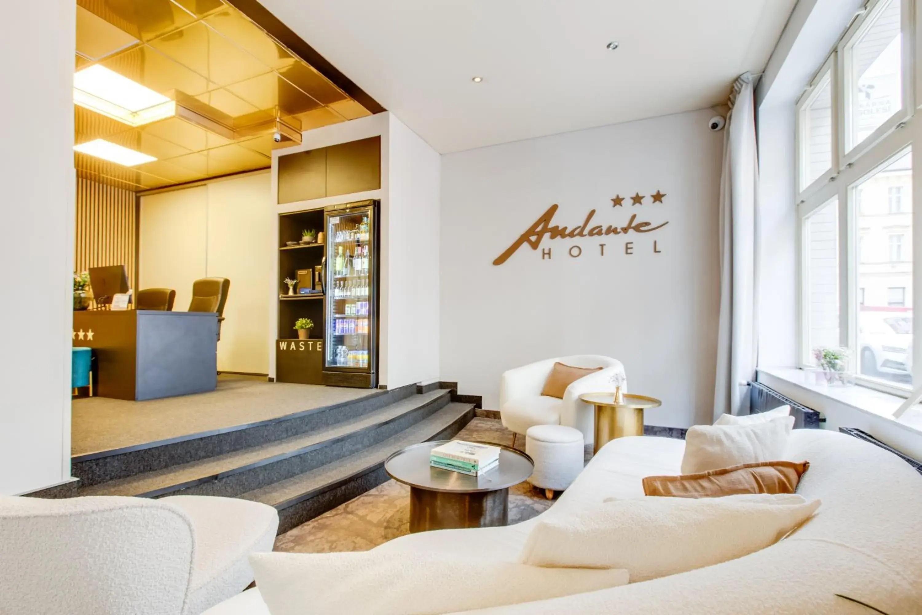 Lobby or reception in Hotel Andante Lobby or reception in Hotel Andante