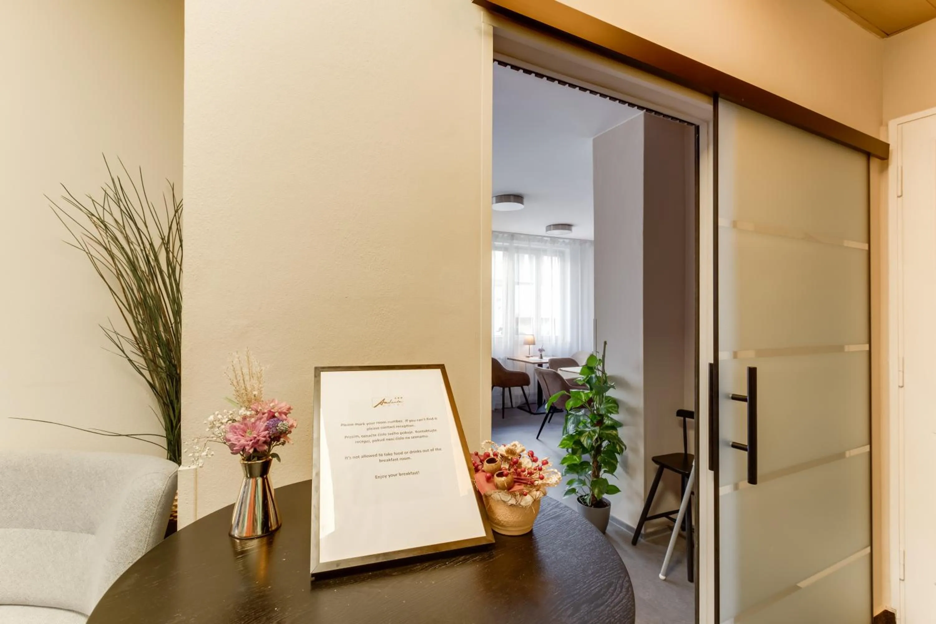 Buffet breakfast in Hotel Andante