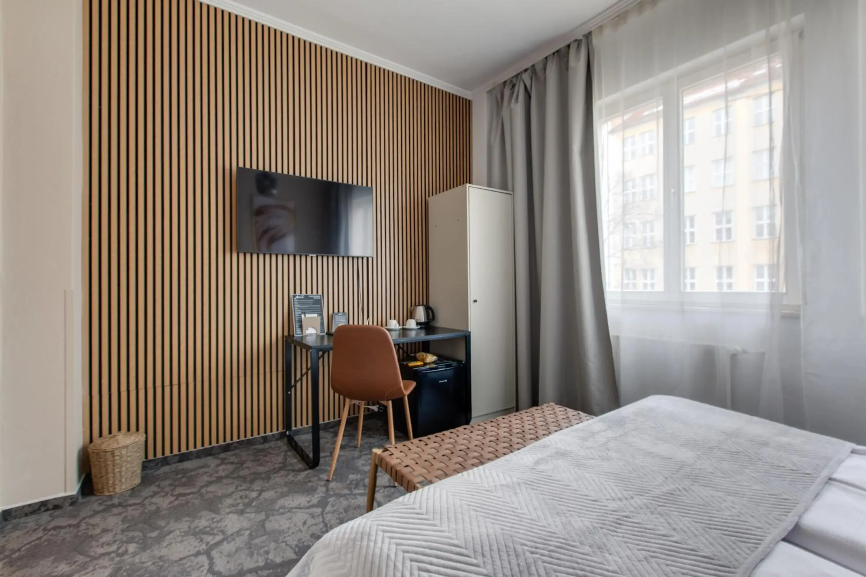 wardrobe, Bed in Hotel Andante wardrobe, Bed in Hotel Andante