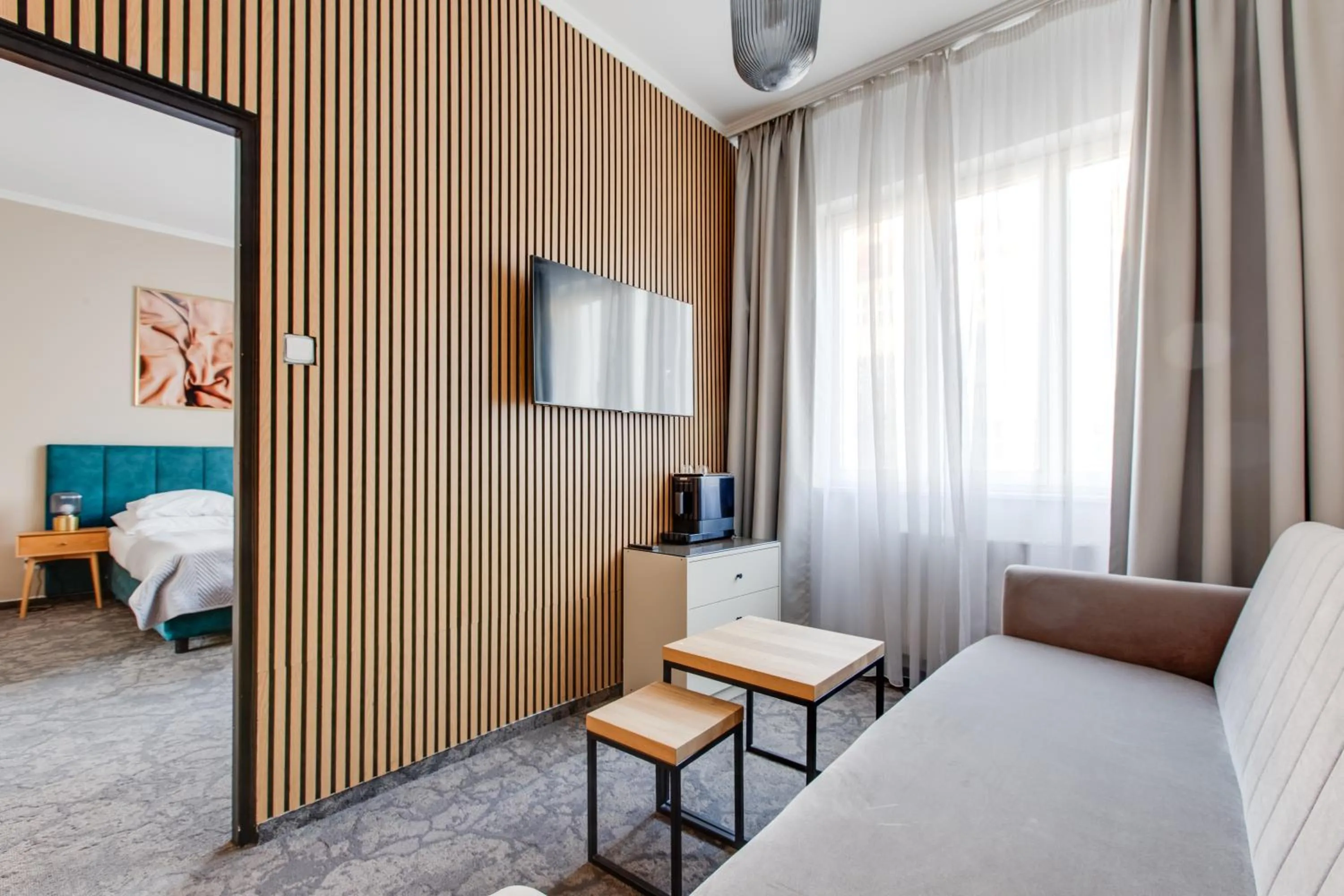 Bed in Hotel Andante