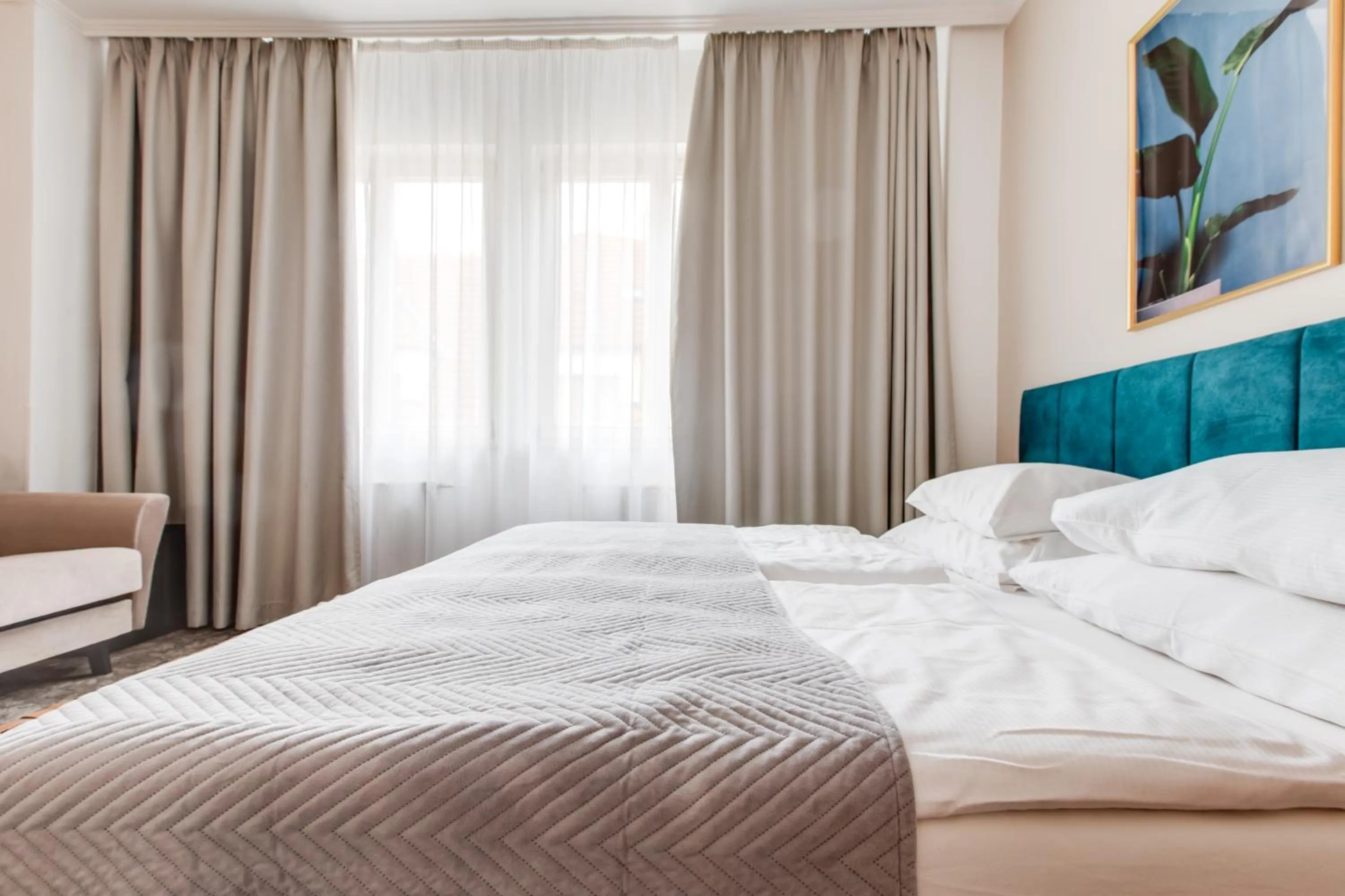 Bed in Hotel Andante