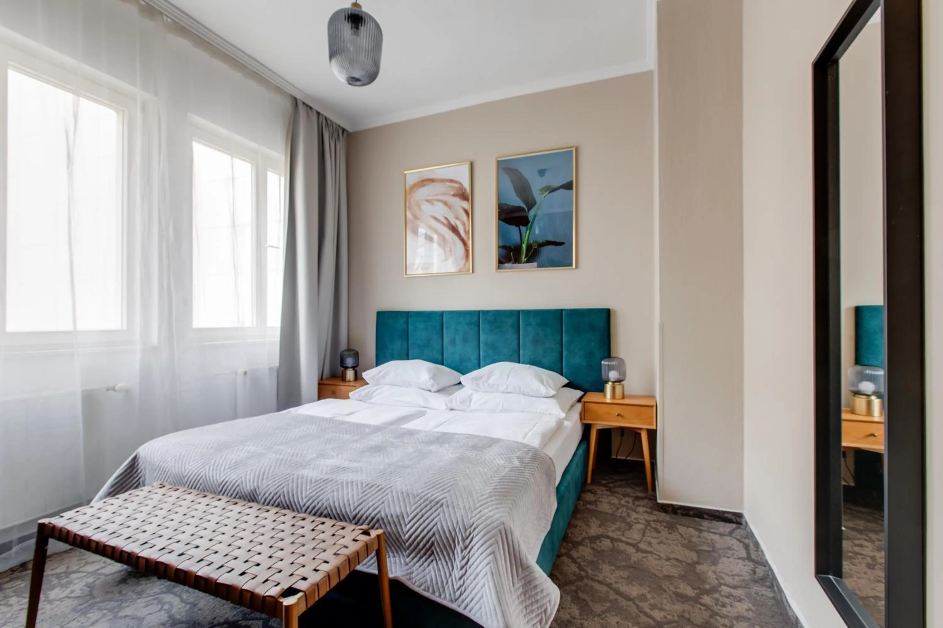 Bed in Hotel Andante