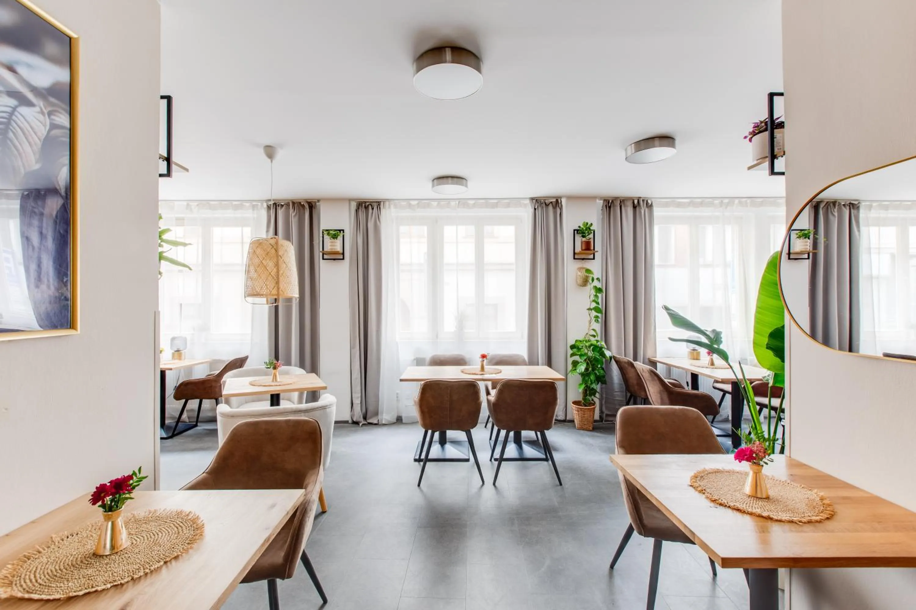 Seating area in Hotel Andante