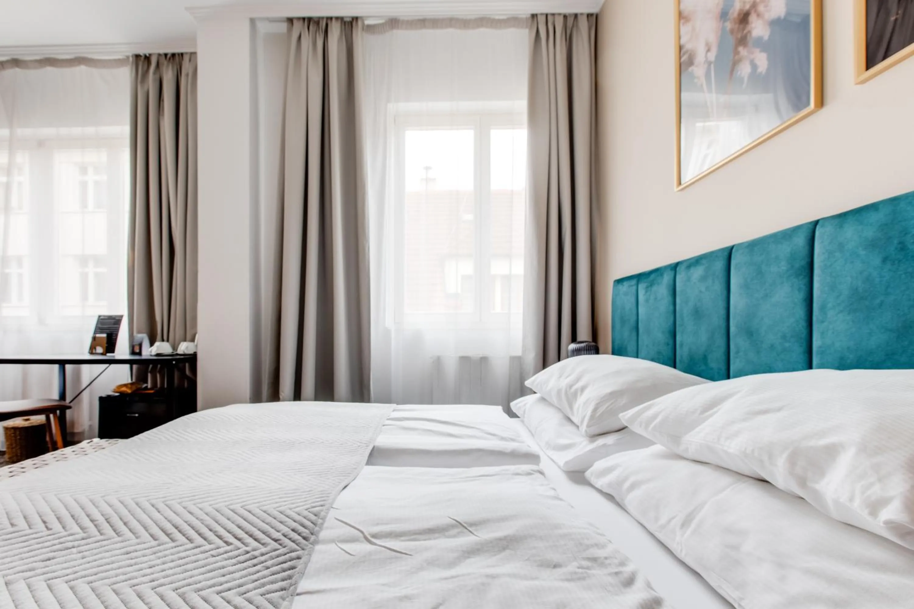 Bed in Hotel Andante