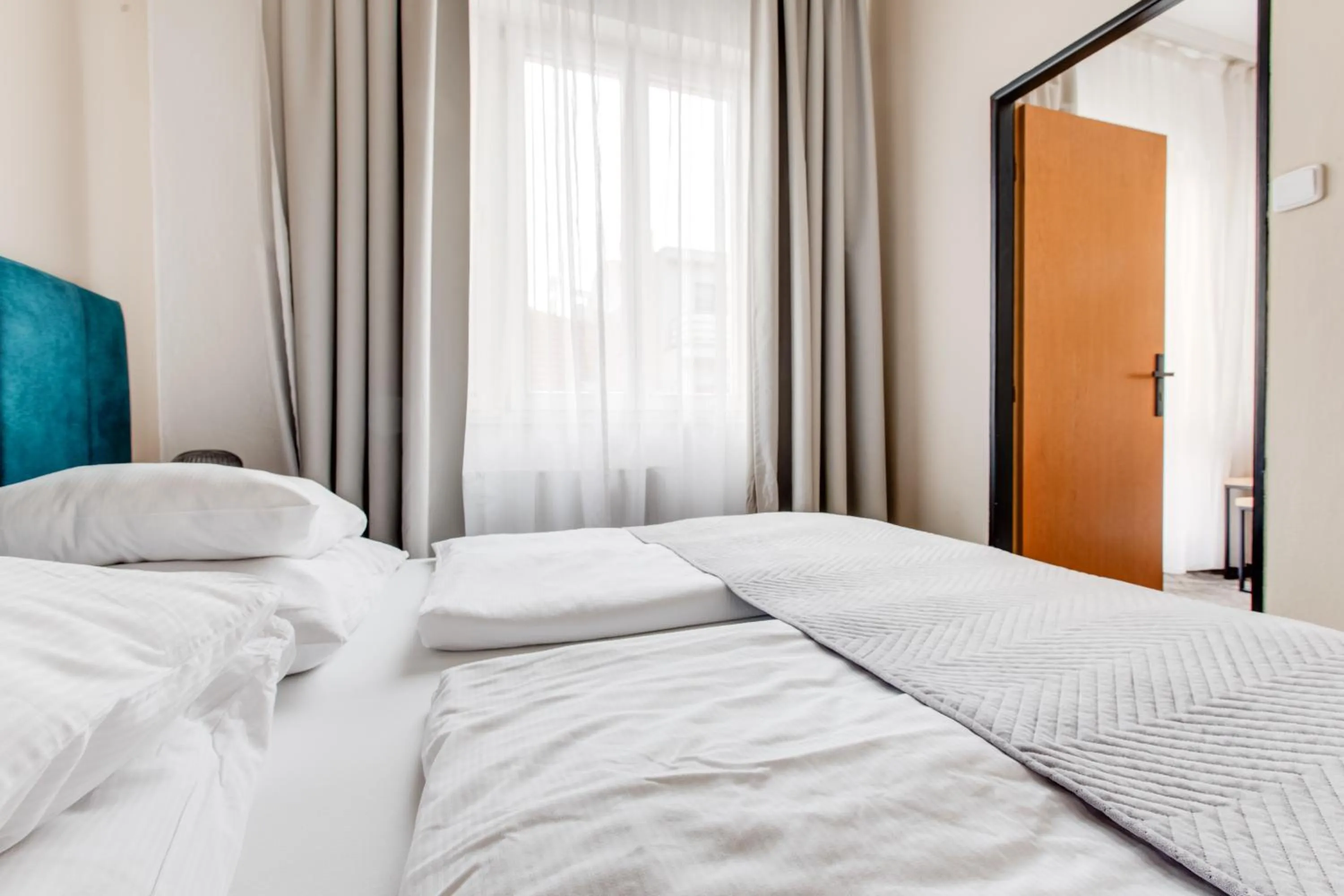 Bed in Hotel Andante