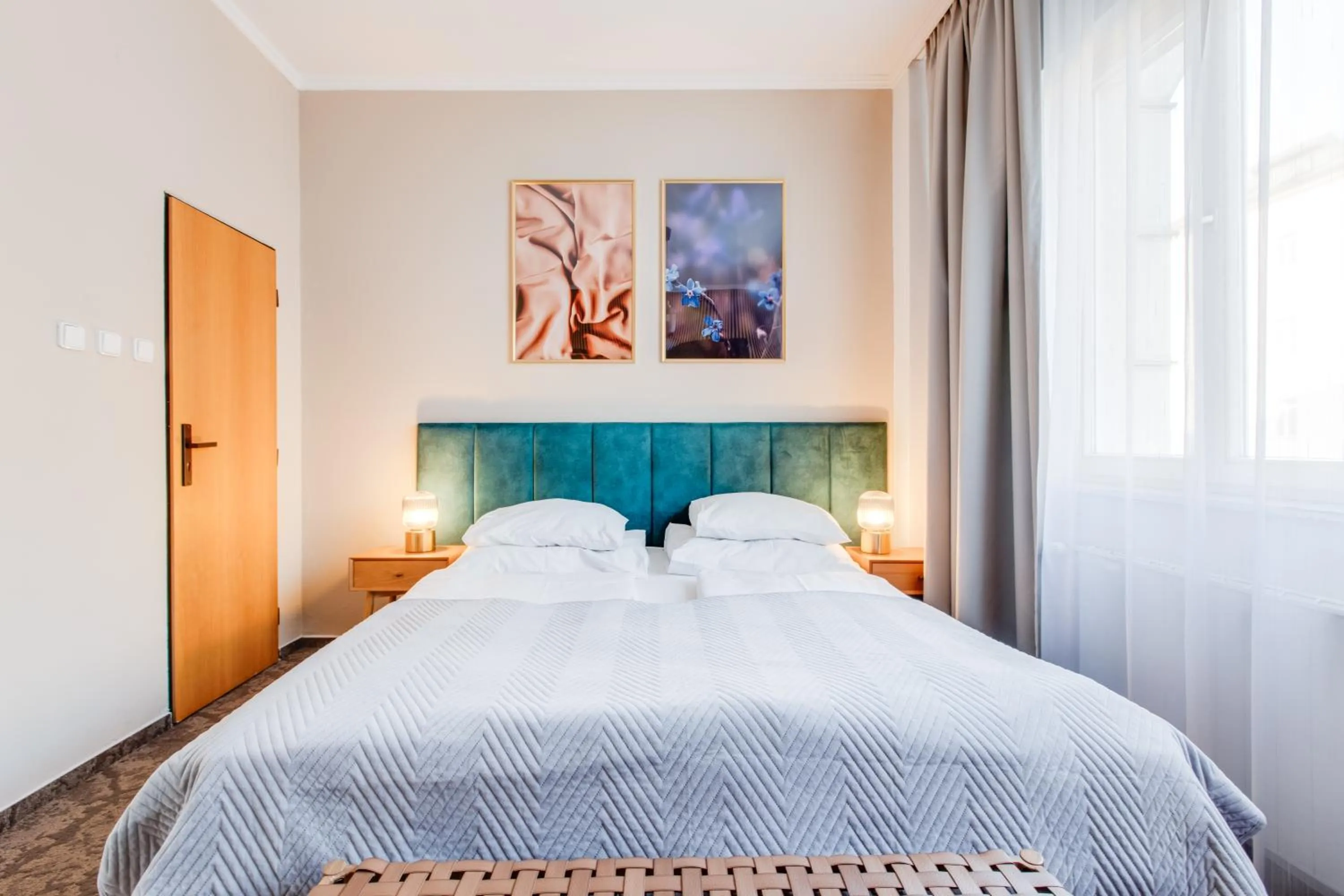 Bed in Hotel Andante