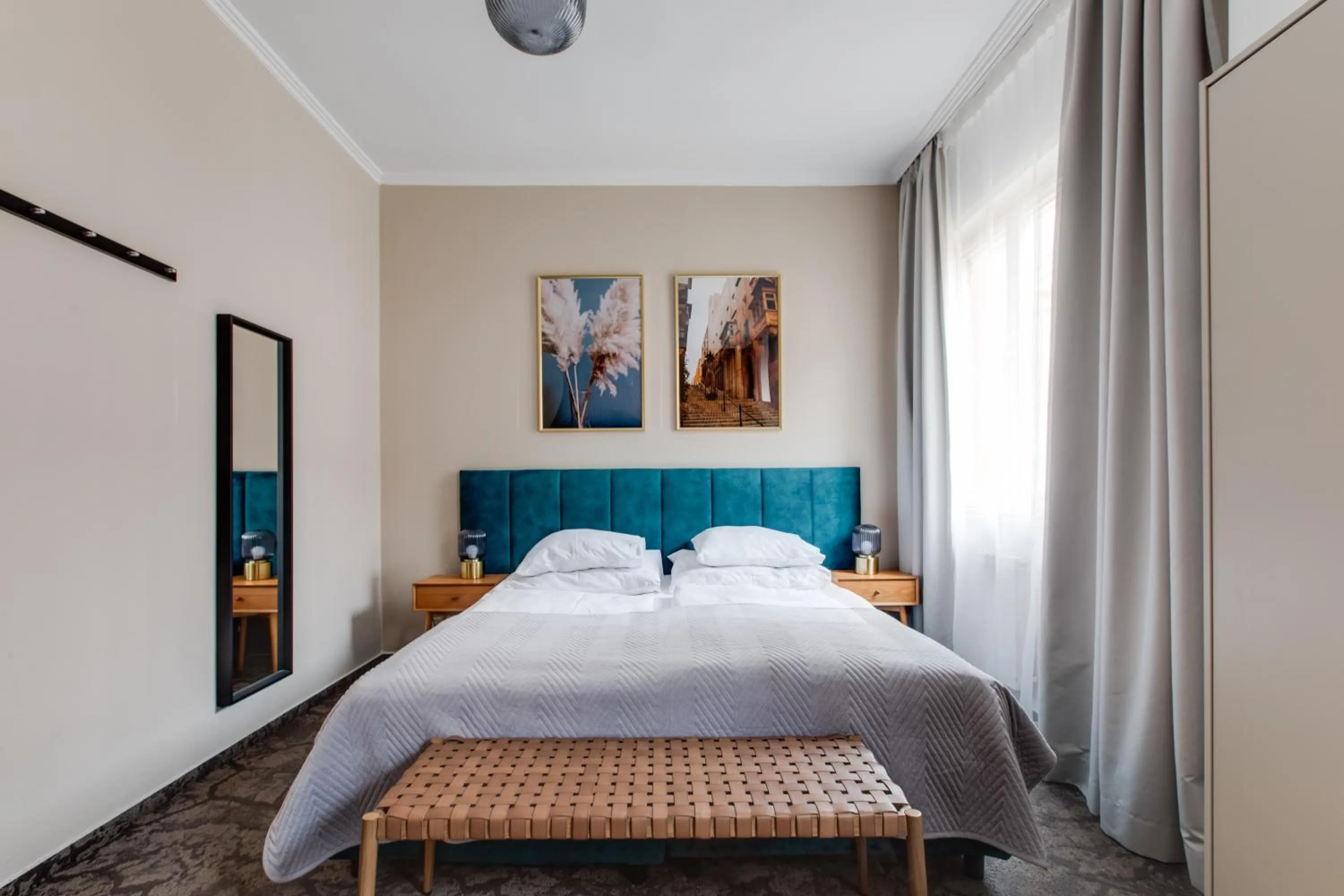 Bed in Hotel Andante