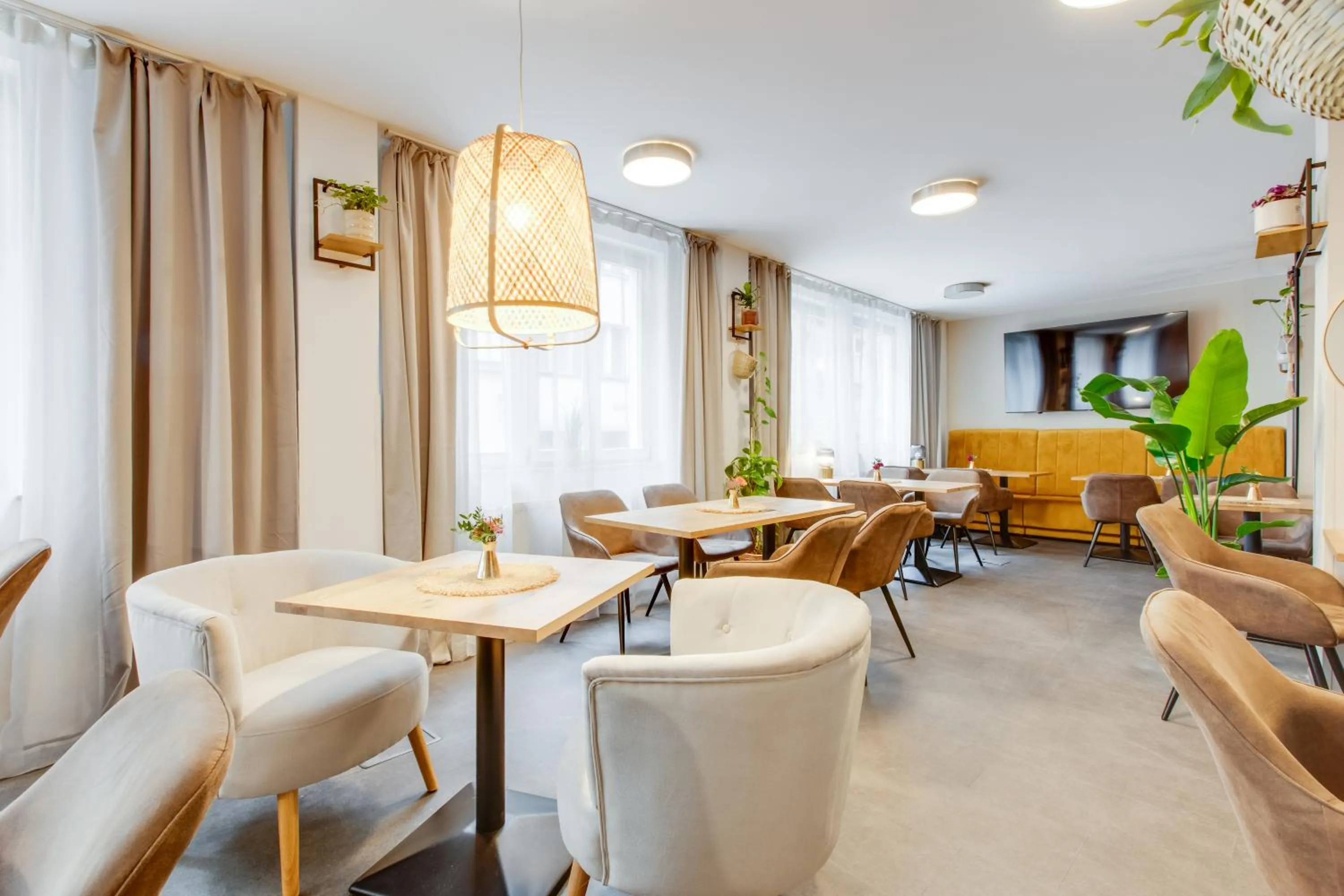 Seating area in Hotel Andante