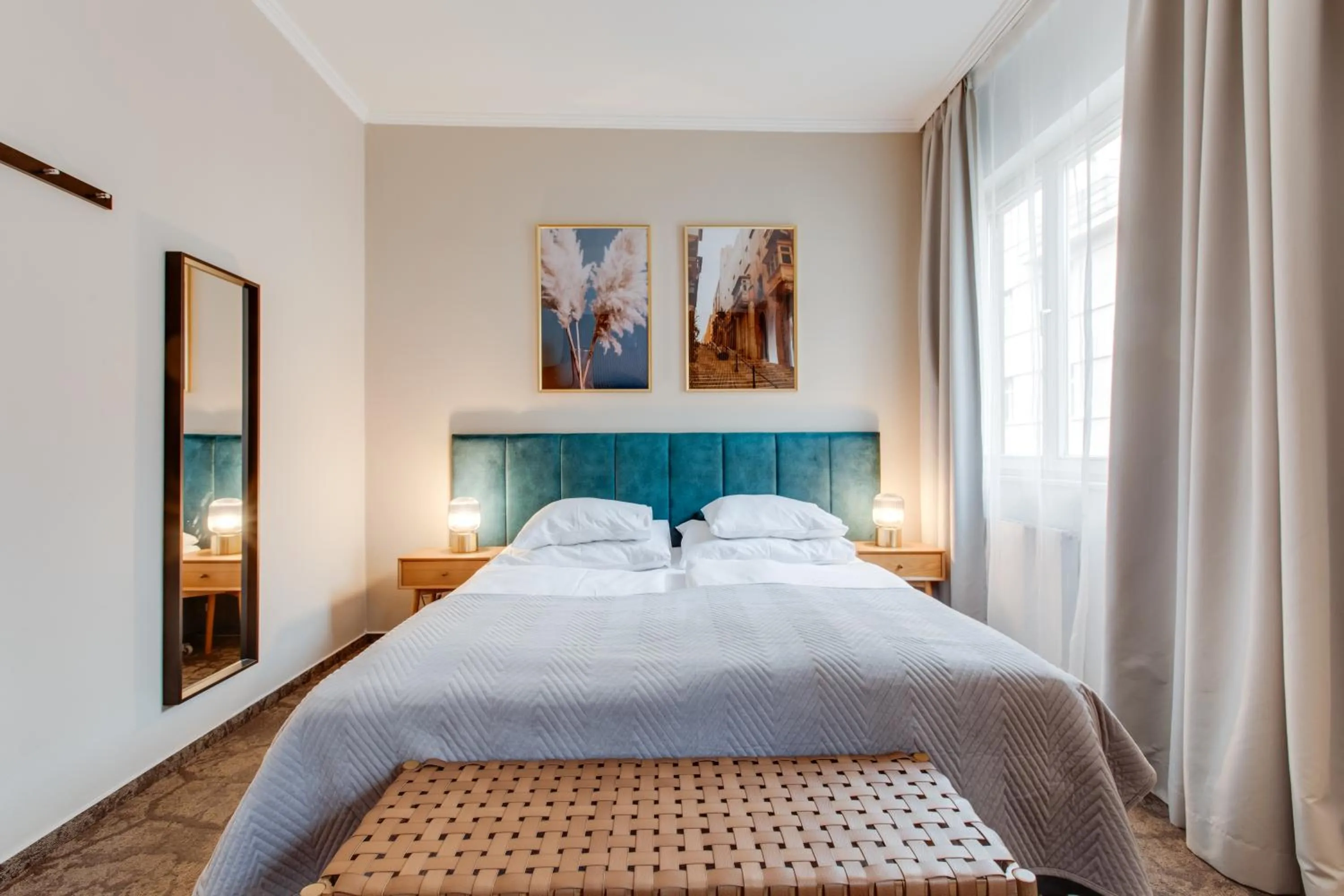 Bed in Hotel Andante