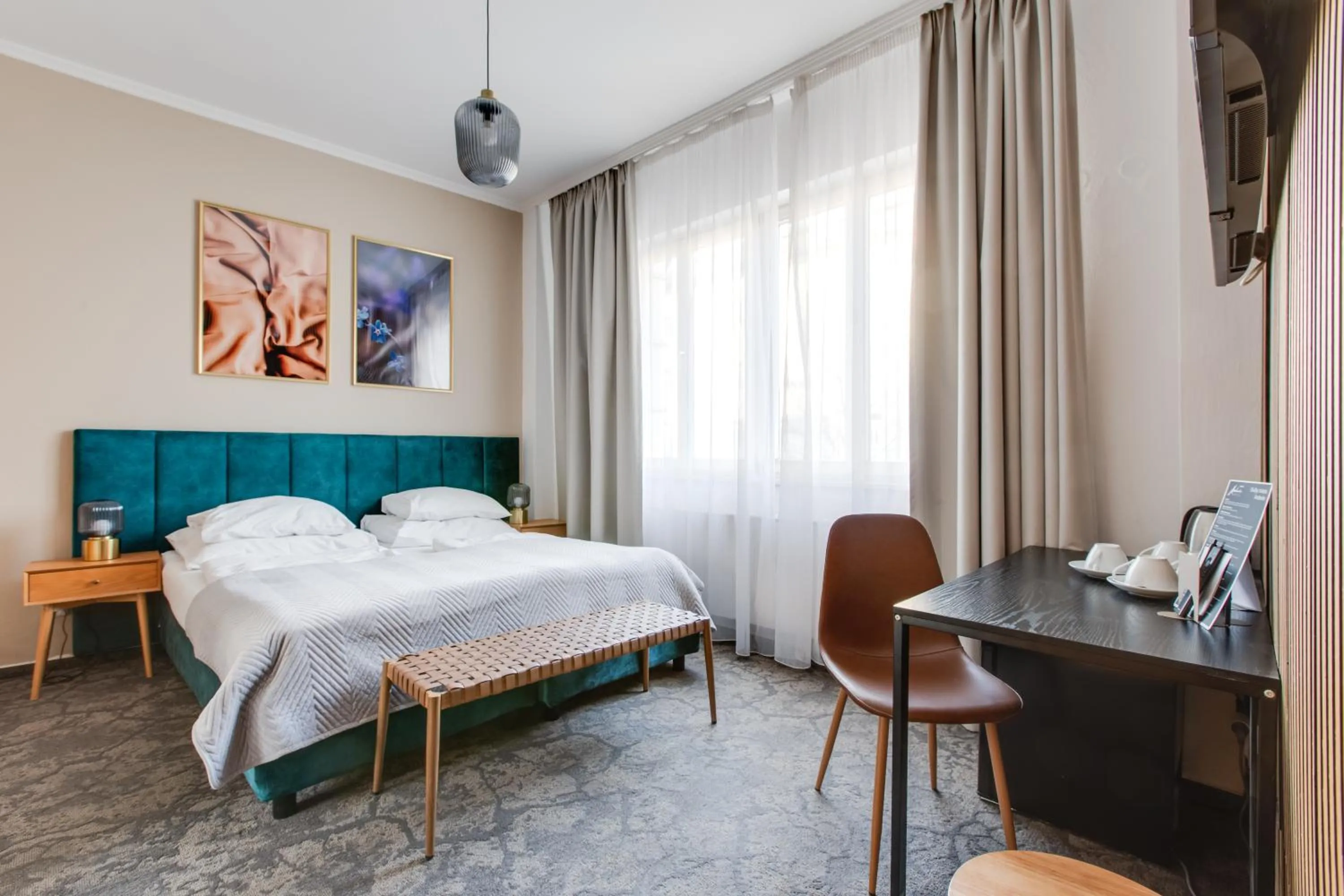 Bed in Hotel Andante