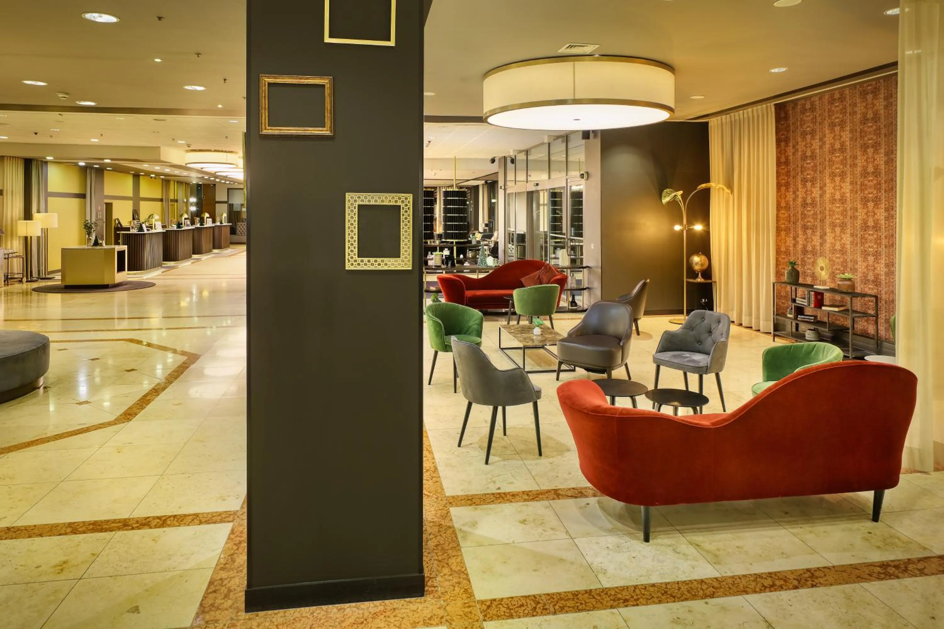 Lobby or reception in Diplomat Hotel Prague
