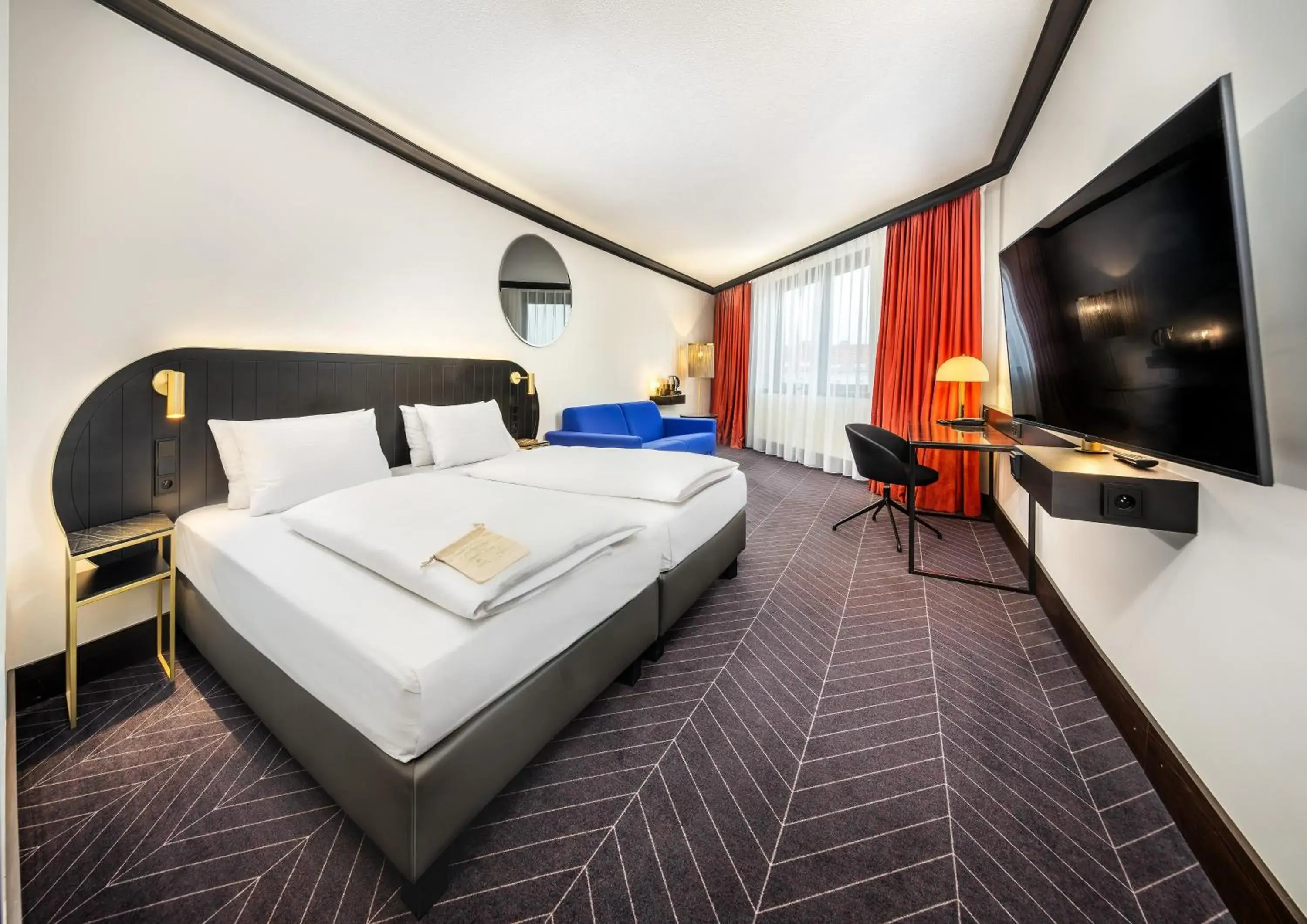 Bedroom, Bed in Diplomat Hotel Prague Bedroom, Bed in Diplomat Hotel Prague