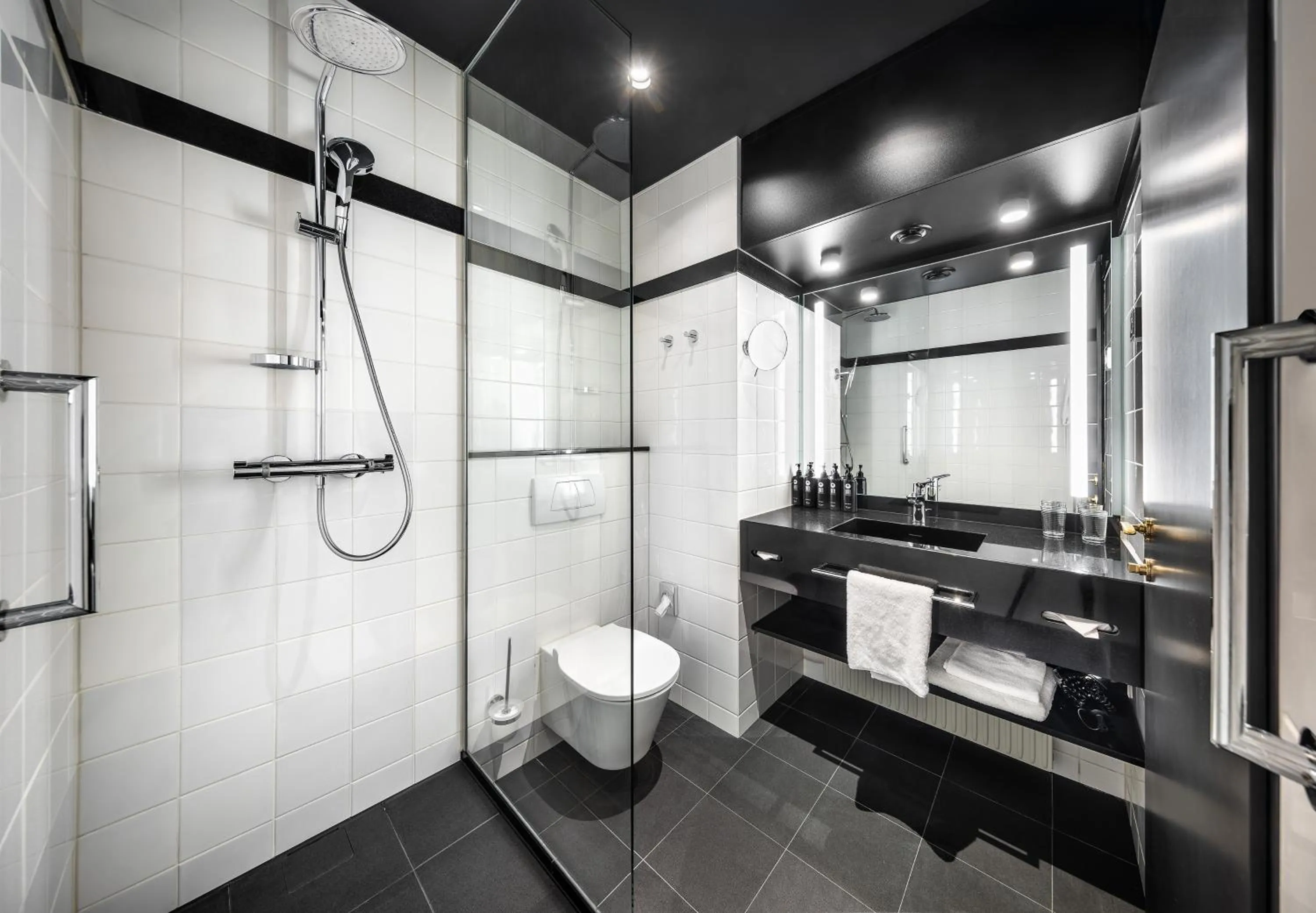 Bed in Diplomat Hotel Prague