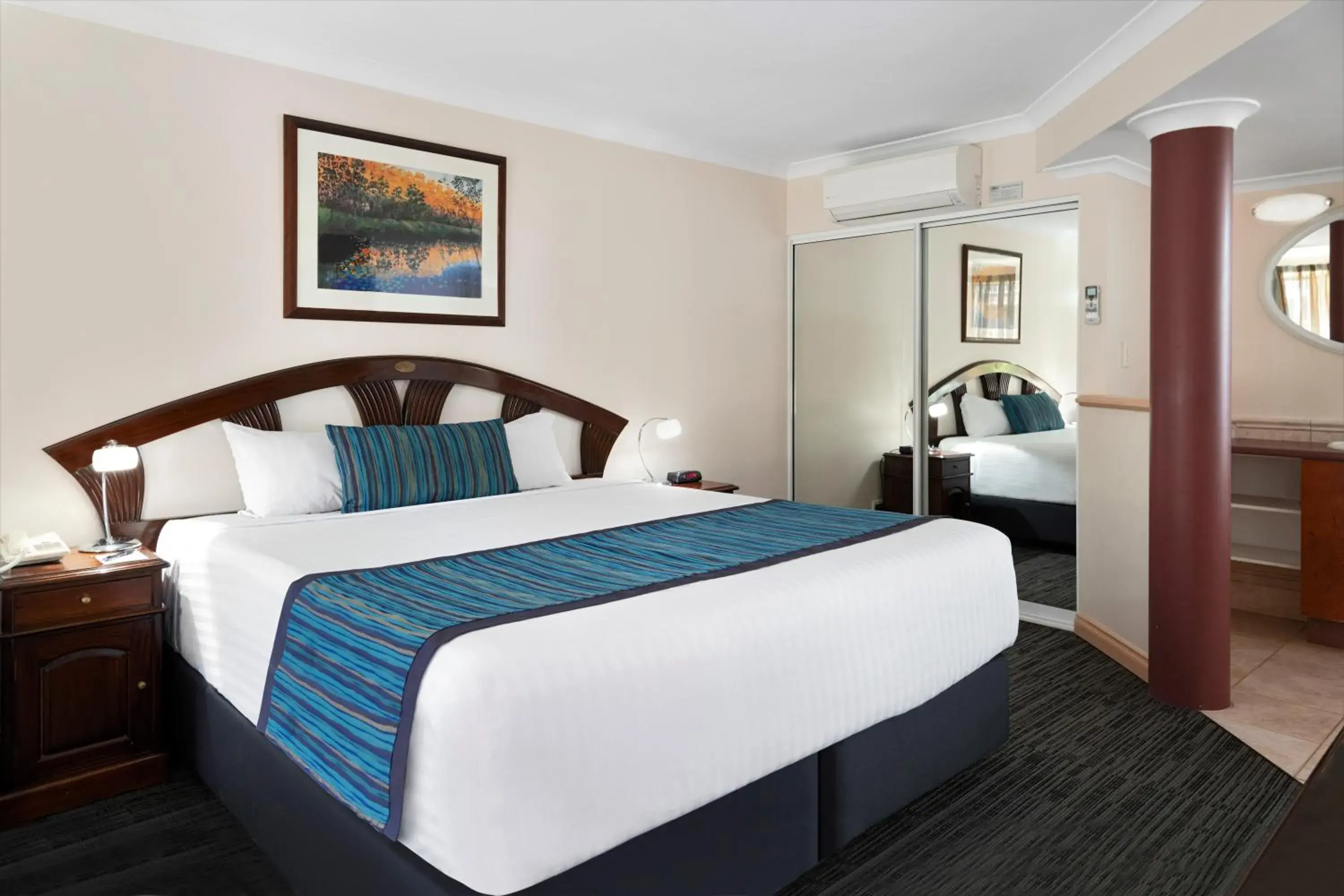 Bedroom, Bed in Quest Yelverton Kalgoorlie Bedroom, Bed in Quest Yelverton Kalgoorlie