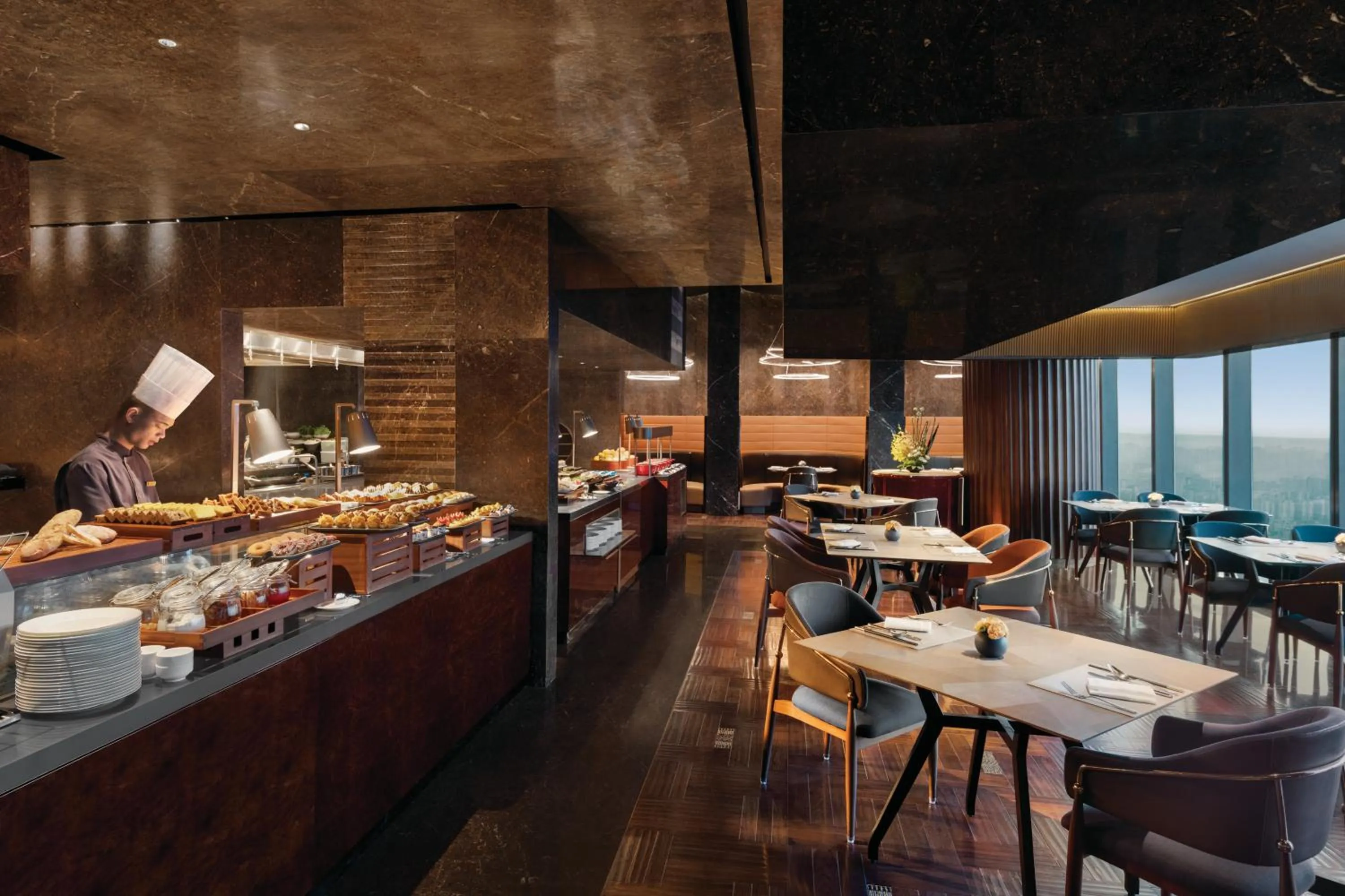 Restaurant/places to eat in Shangri-La Nanning - The tallest hotel worldwide in Shangri-La Group