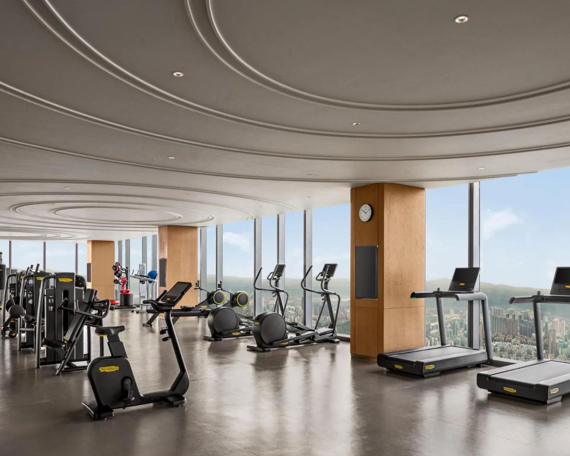 Fitness centre/facilities in Shangri-La Nanning - The tallest hotel worldwide in Shangri-La Group