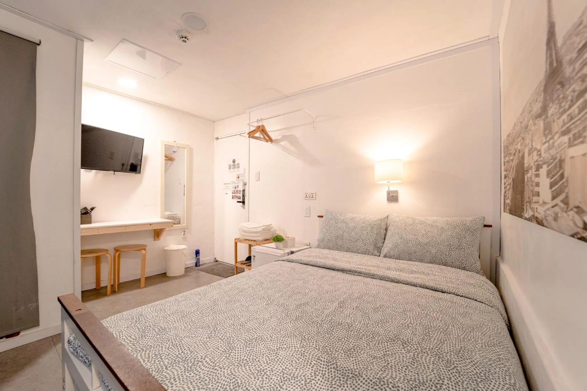 Bed in Seoul Mansion Guesthouse