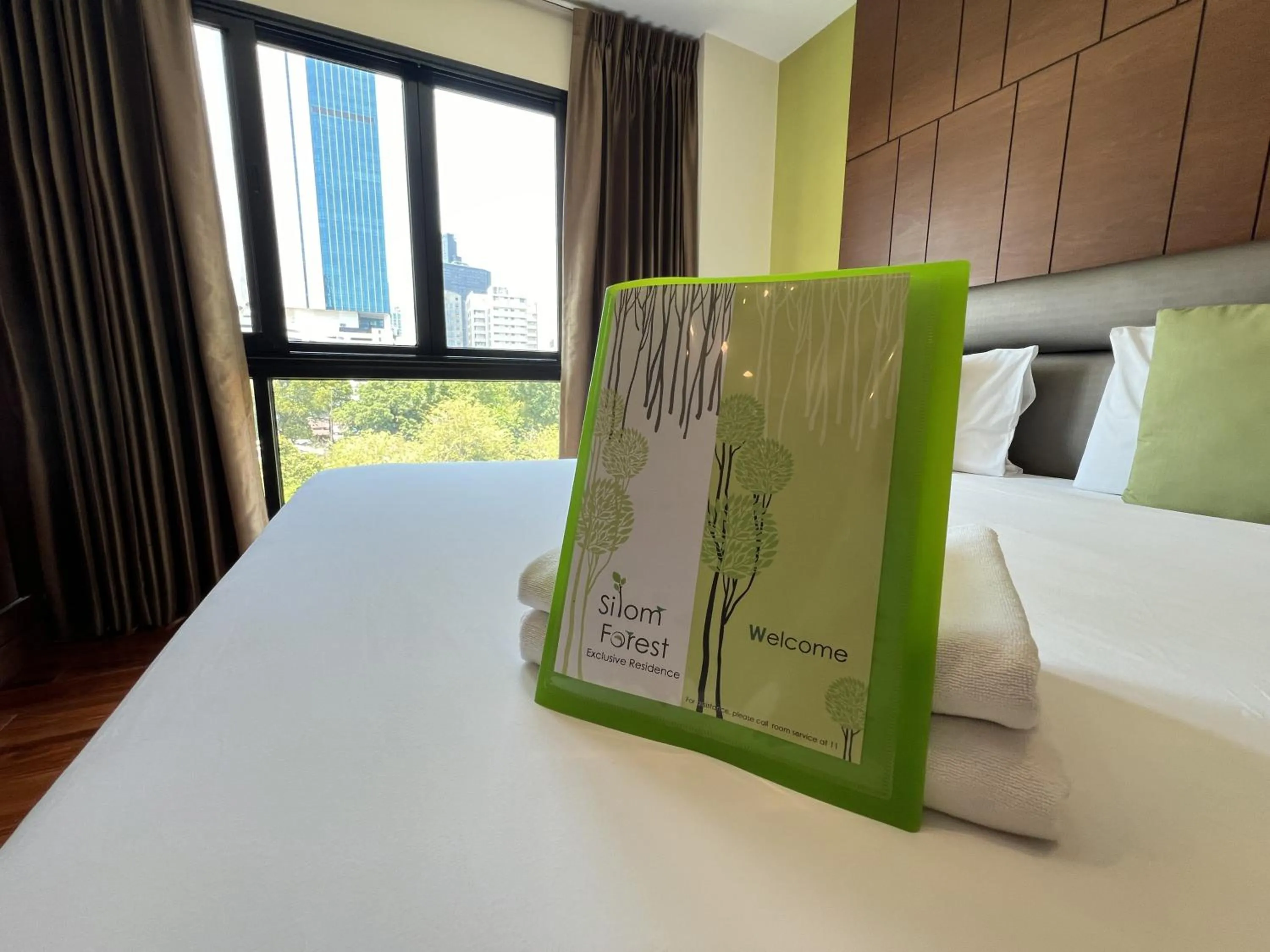 Bed in Silom Forest Exclusive Residence