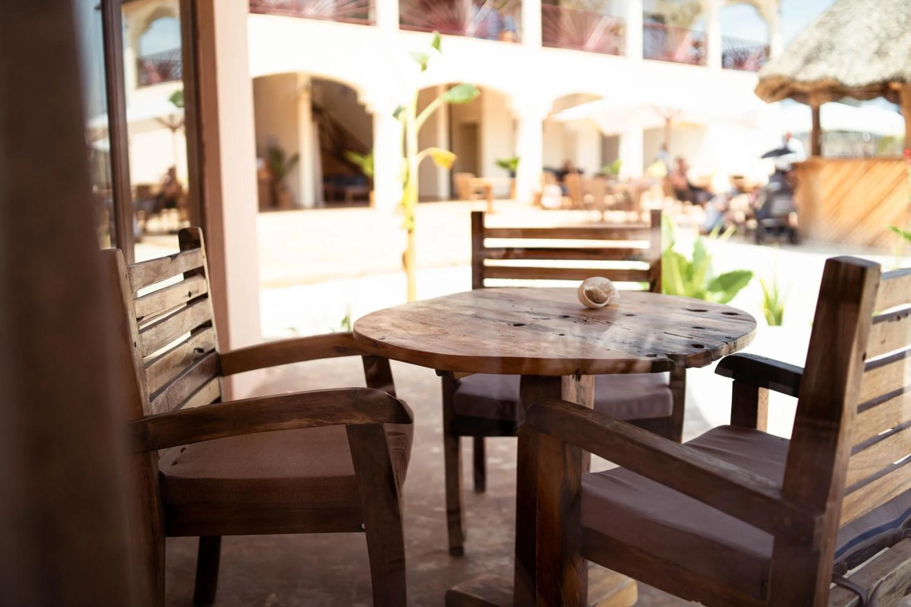 Patio in Paje Blu Boutique Hotel