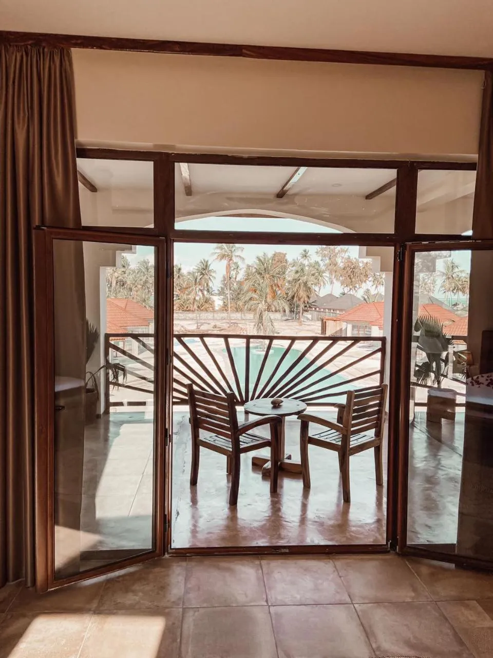 Balcony/Terrace in Paje Blu Boutique Hotel