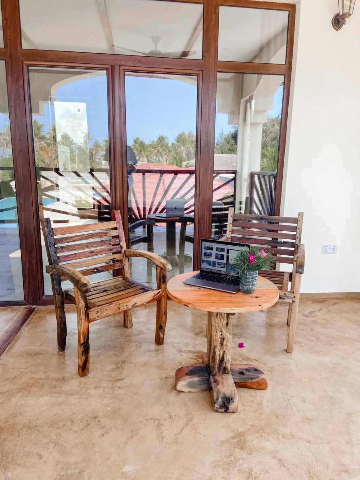 Patio in Paje Blu Boutique Hotel