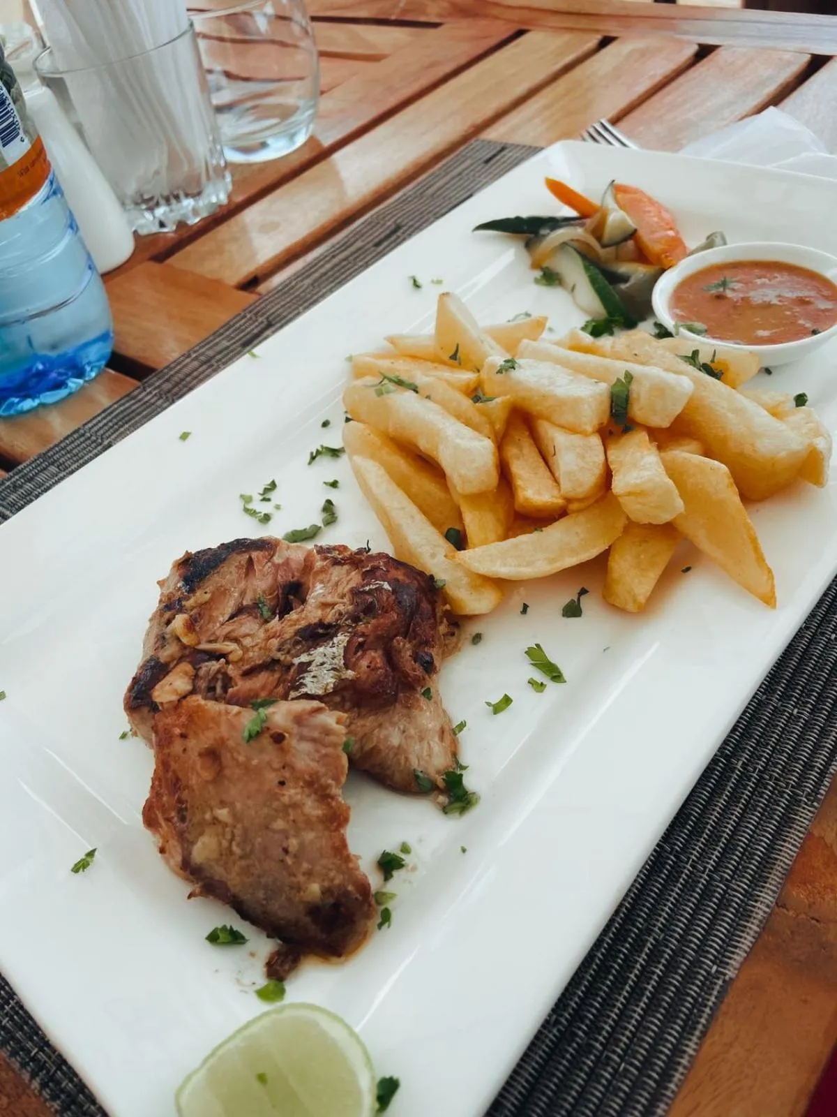 Restaurant/places to eat in Paje Blu Boutique Hotel