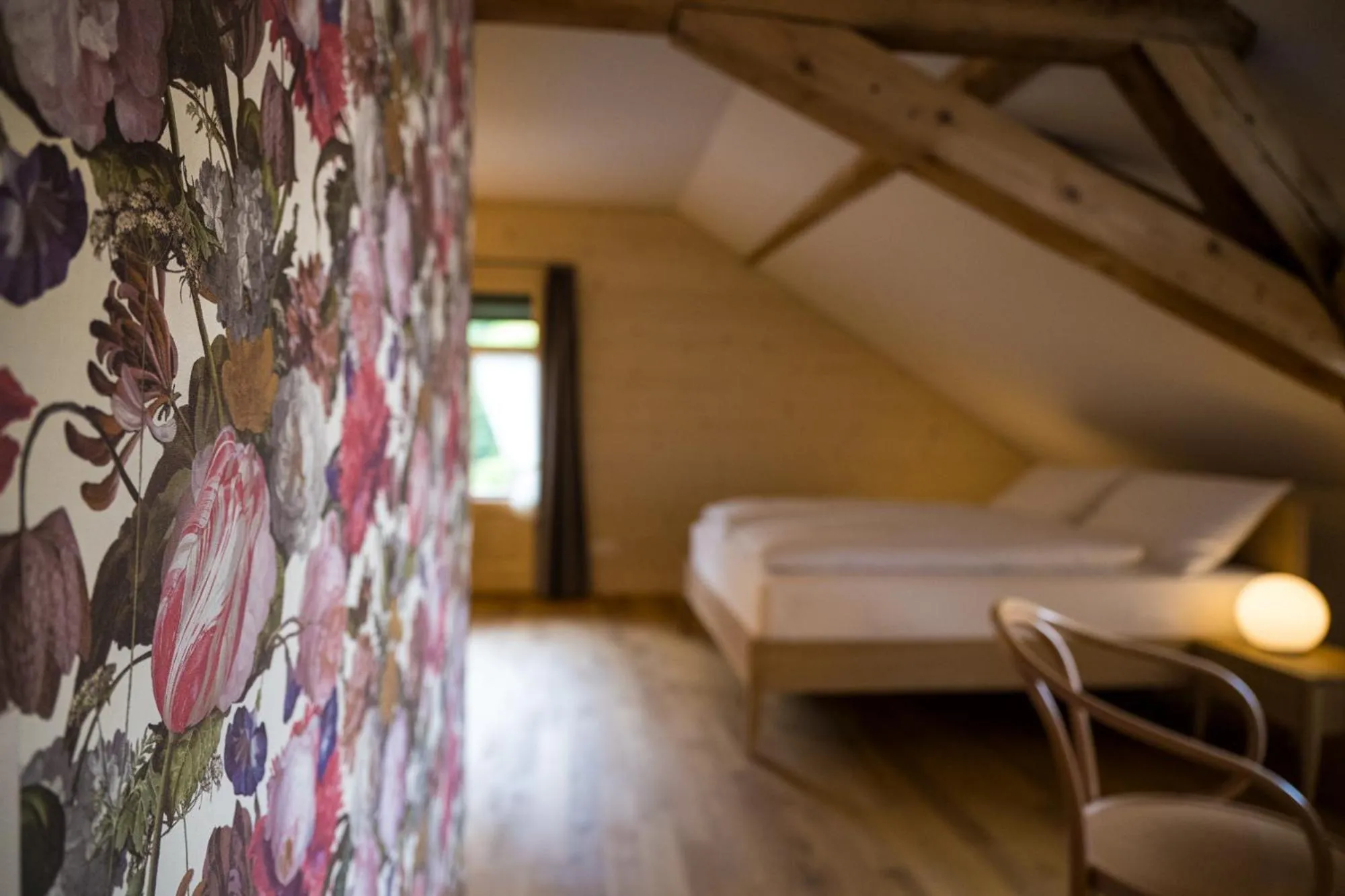 Photo of the whole room, Bed in FLÜHLI Hotel Kurhaus