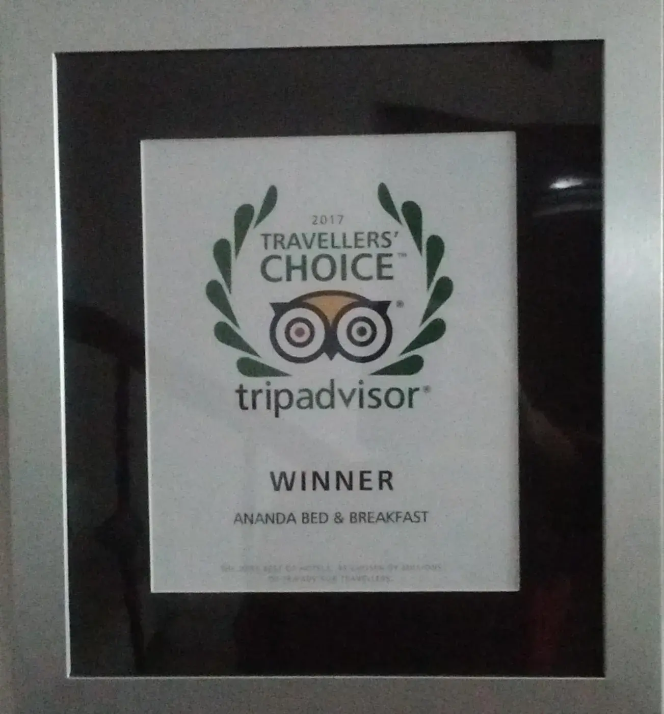 Certificate/Award in Tatvamasi Homestay Certificate/Award in Tatvamasi Homestay