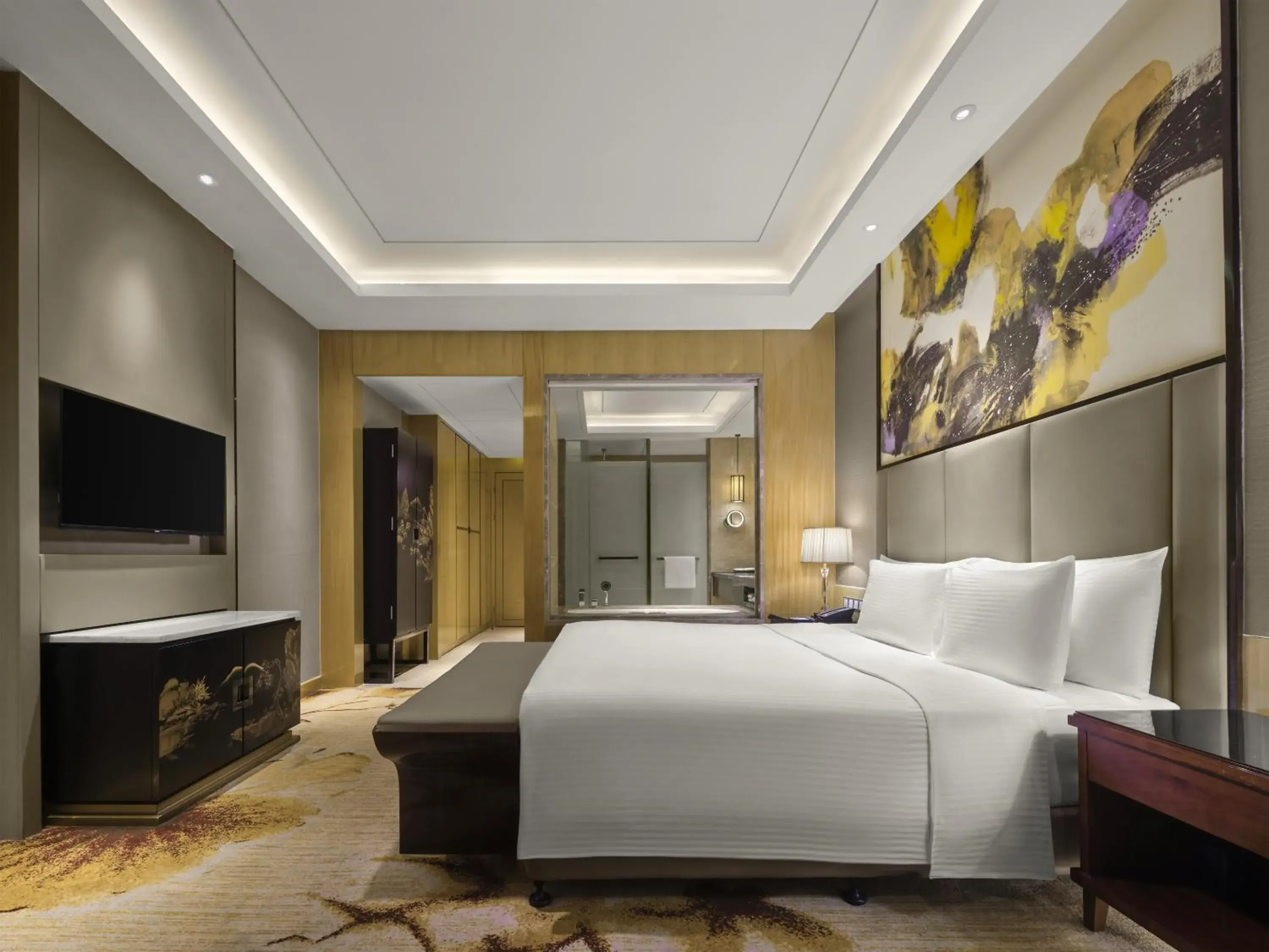 Deluxe King Room in Wanda Realm Nanchang Deluxe King Room in Wanda Realm Nanchang