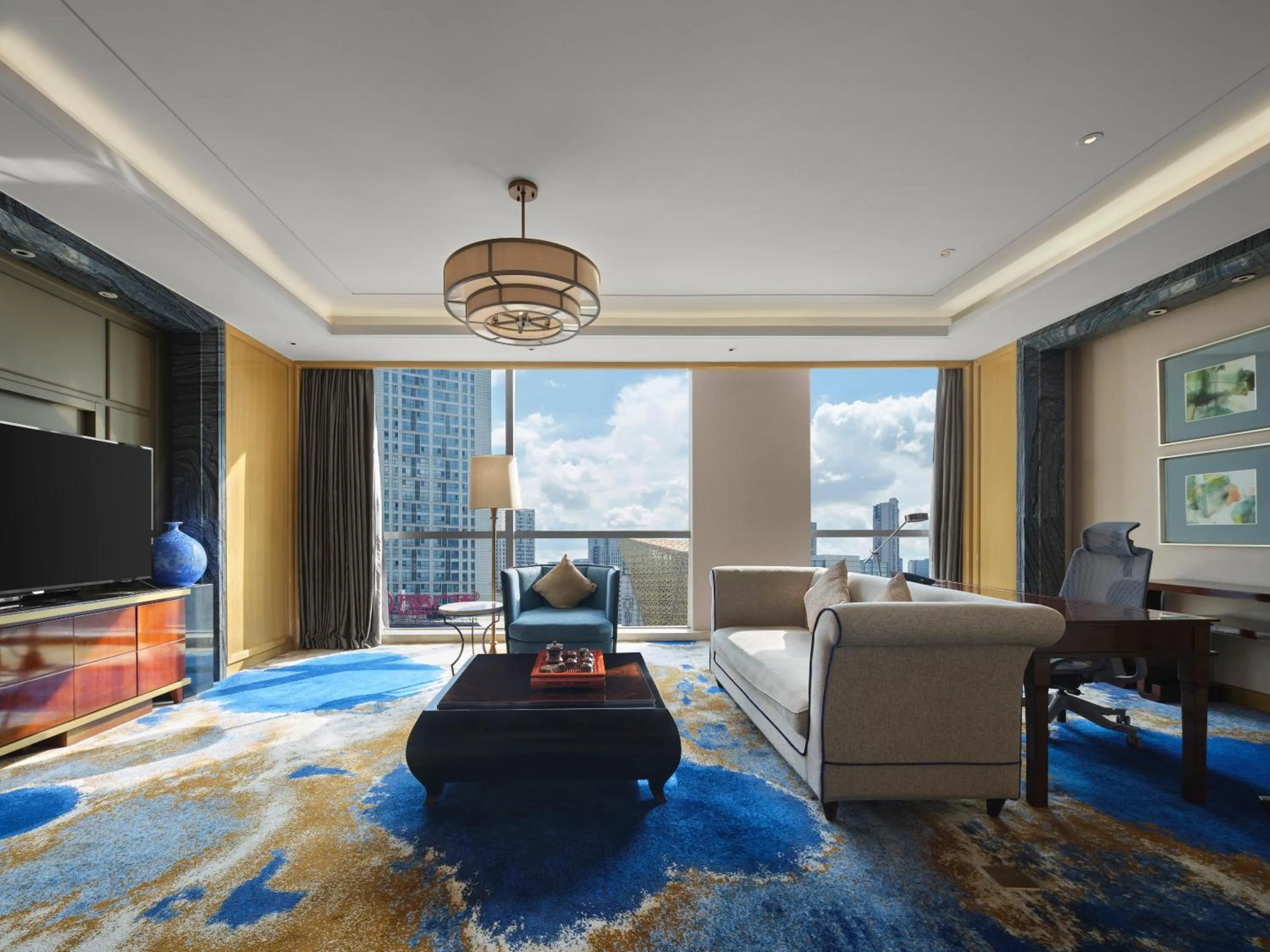 Living room in Wanda Realm Nanchang