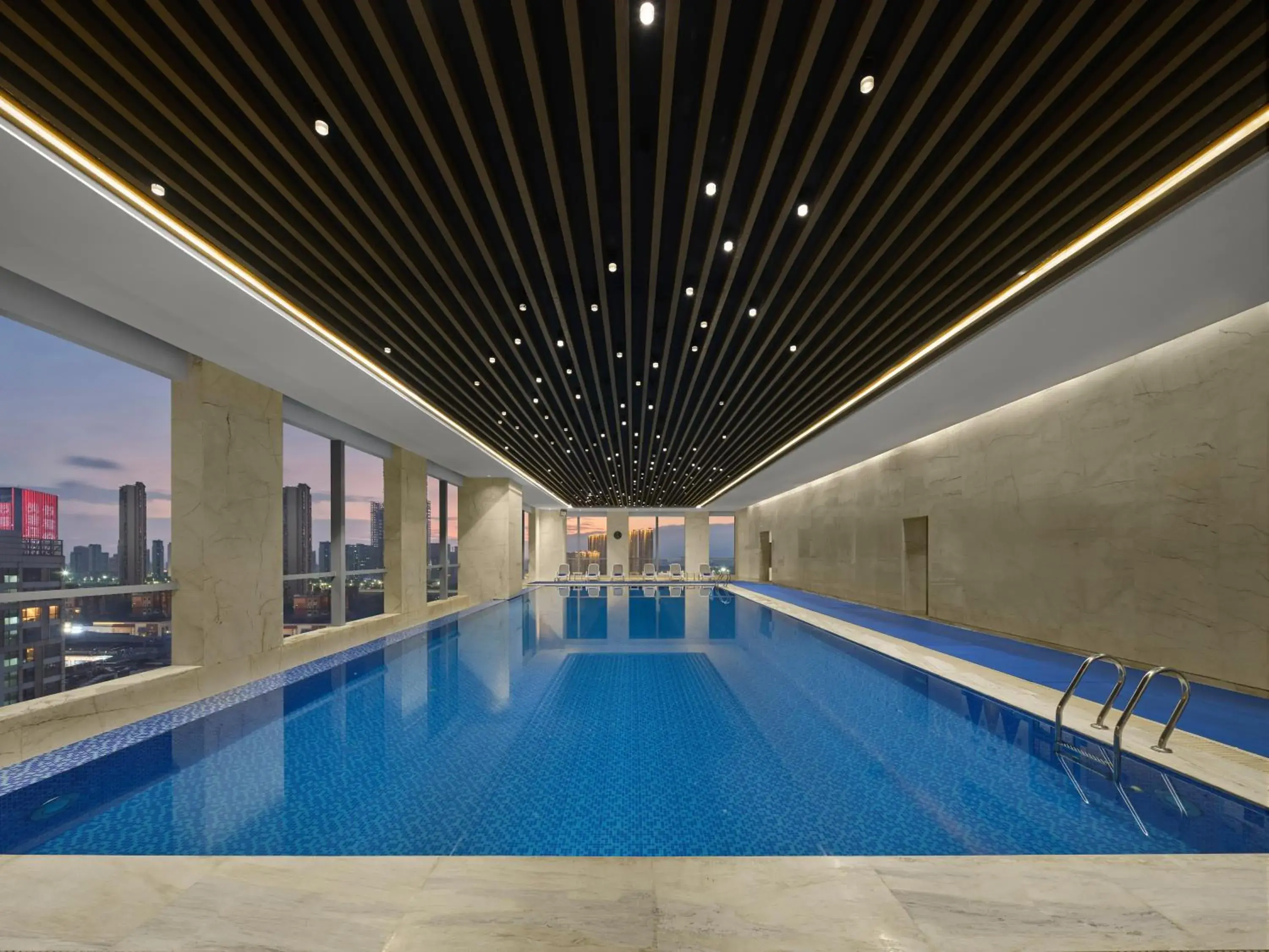 Swimming pool in Wanda Realm Nanchang Swimming pool in Wanda Realm Nanchang