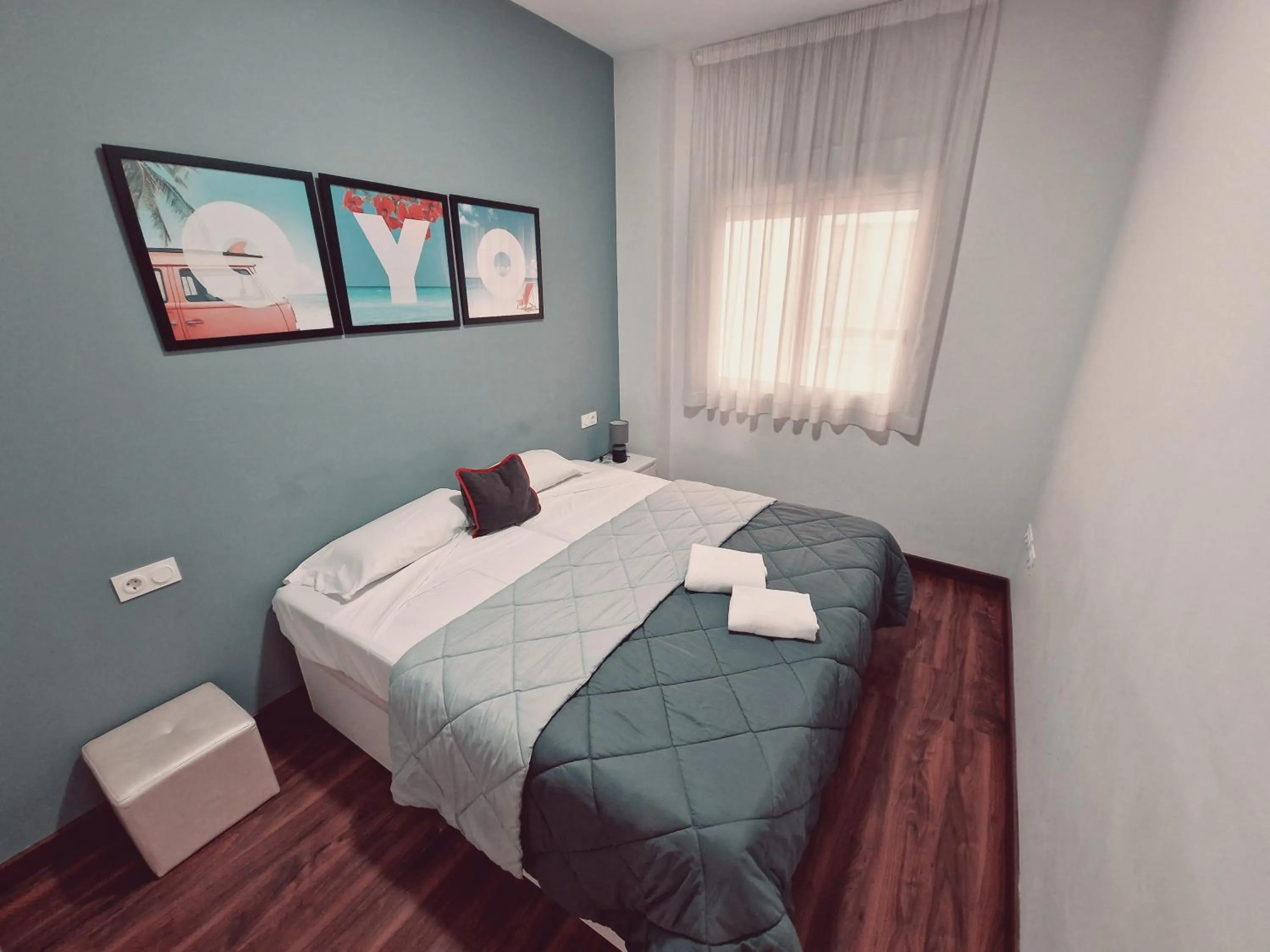 Bedroom, Bed in Luxury Apartments Puerto Valencia