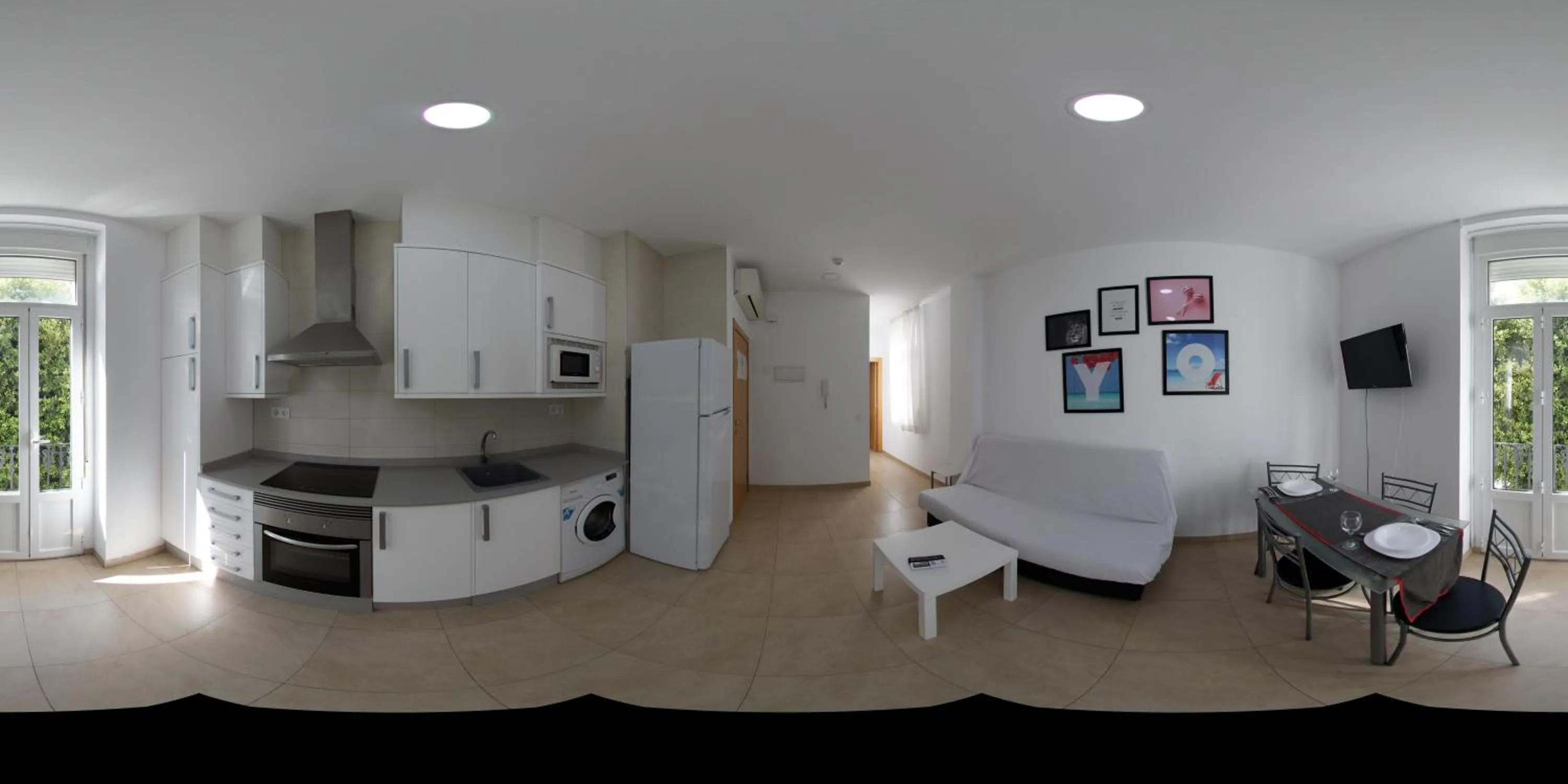 Living room in Luxury Apartments Puerto Valencia