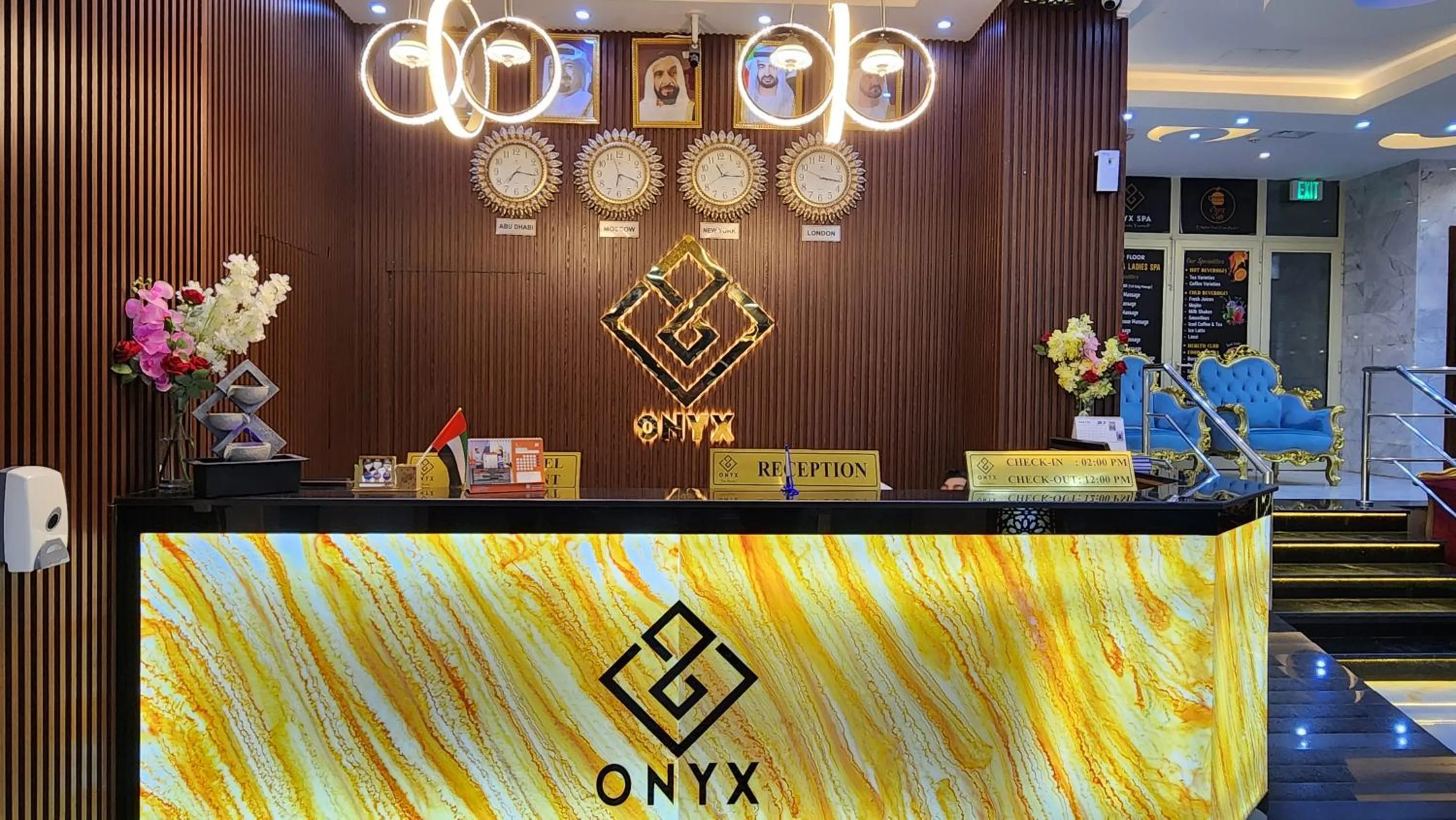 Property logo or sign in Onyx Hotel Apartments - MAHA HOSPITALITY GROUP