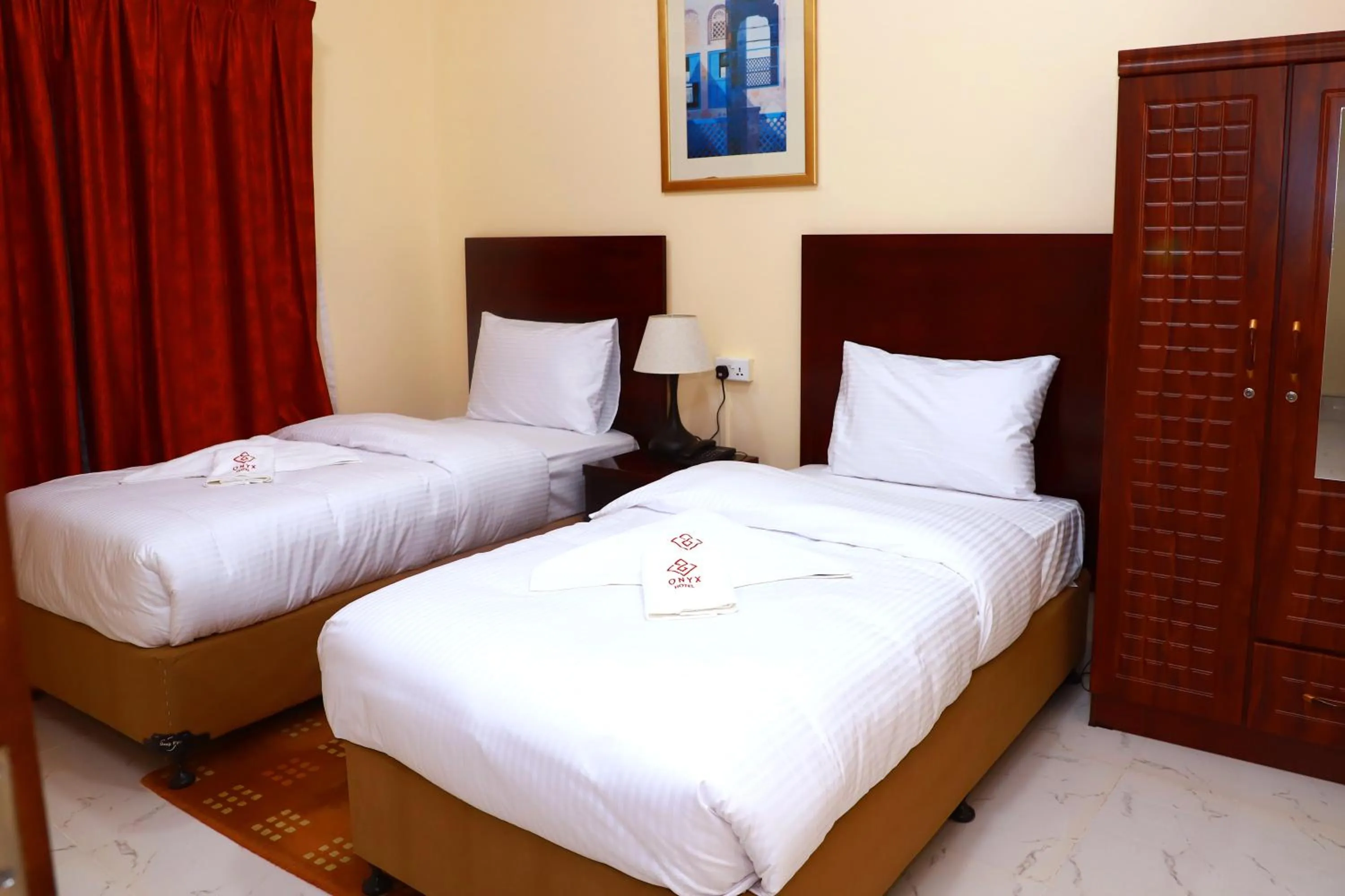 Bedroom, Bed in Onyx Hotel Apartments - MAHA HOSPITALITY GROUP