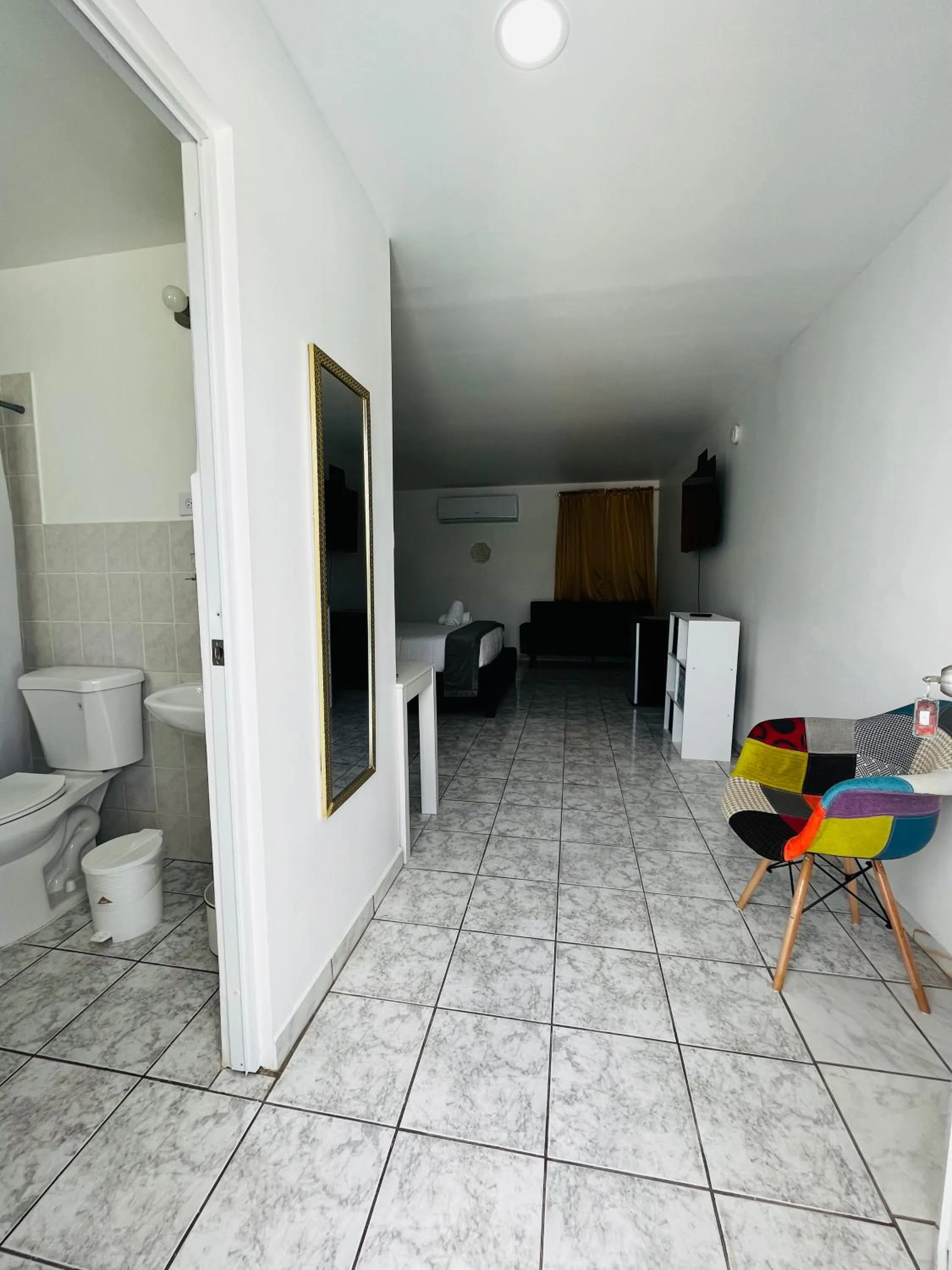 Toilet in Douglas Highway Inn Hotel