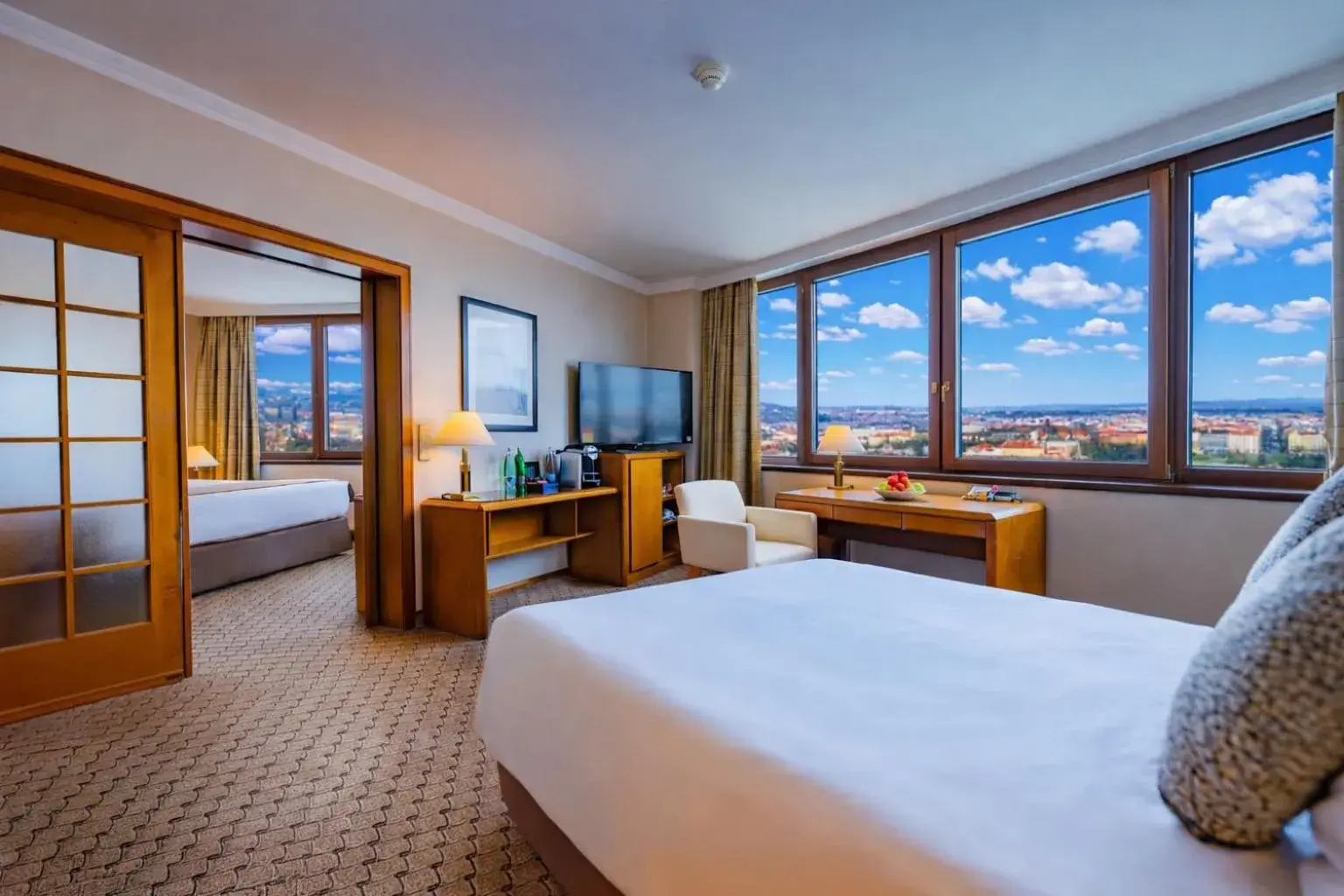 Bed in Grand Hotel Prague Towers - Czech Leading Hotels Bed in Grand Hotel Prague Towers - Czech Leading Hotels