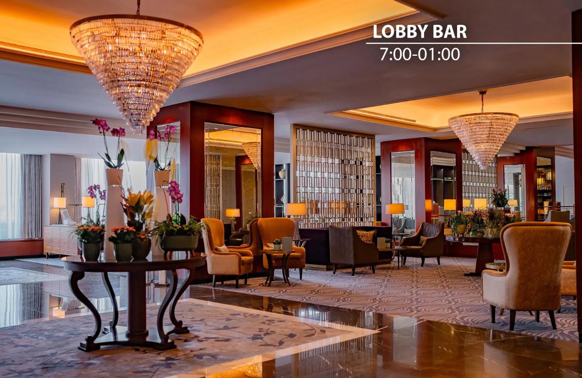 Lobby or reception in Grand Hotel Prague Towers - Czech Leading Hotels