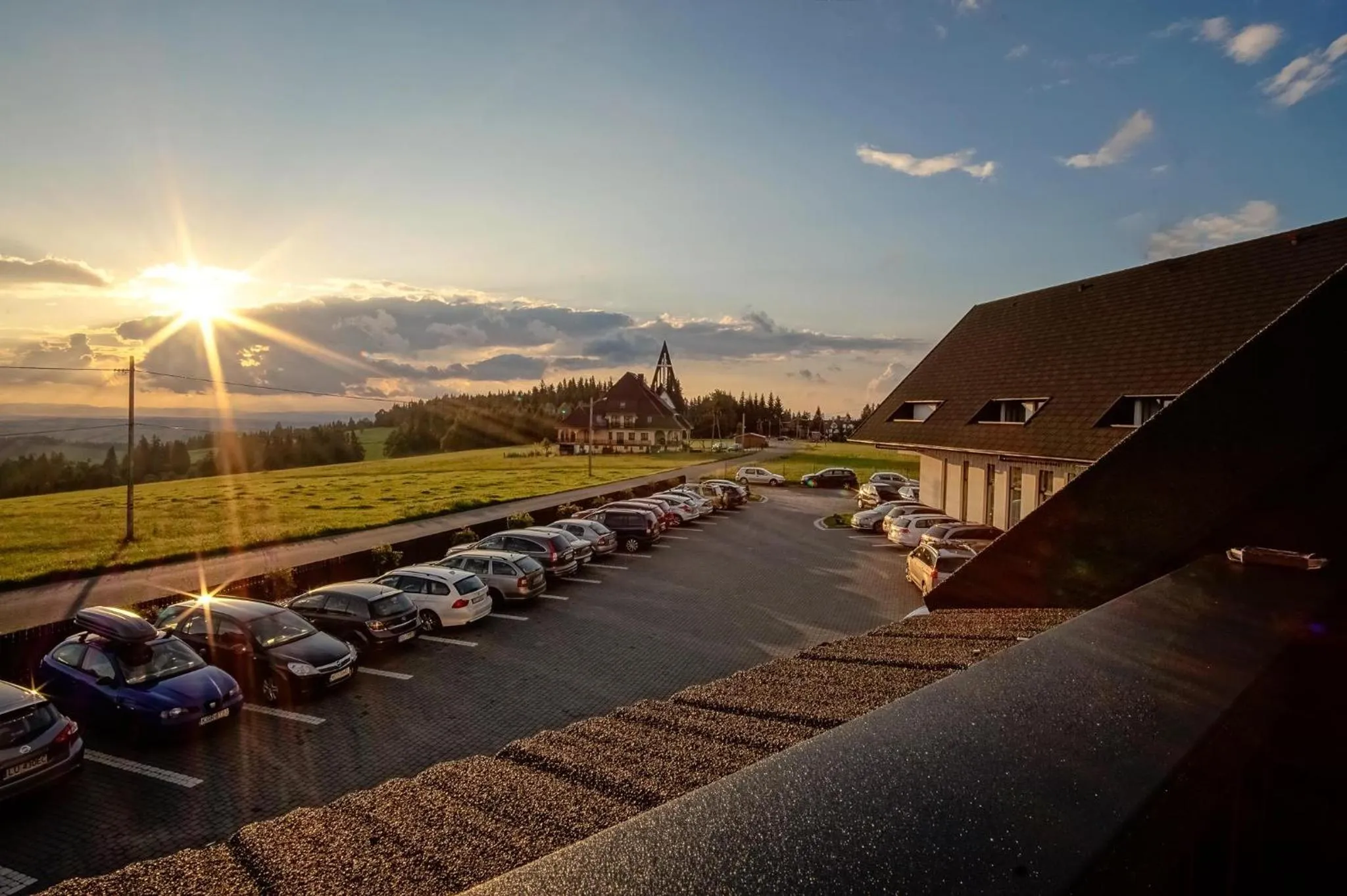 Sunset in Hotel Bachledówka
