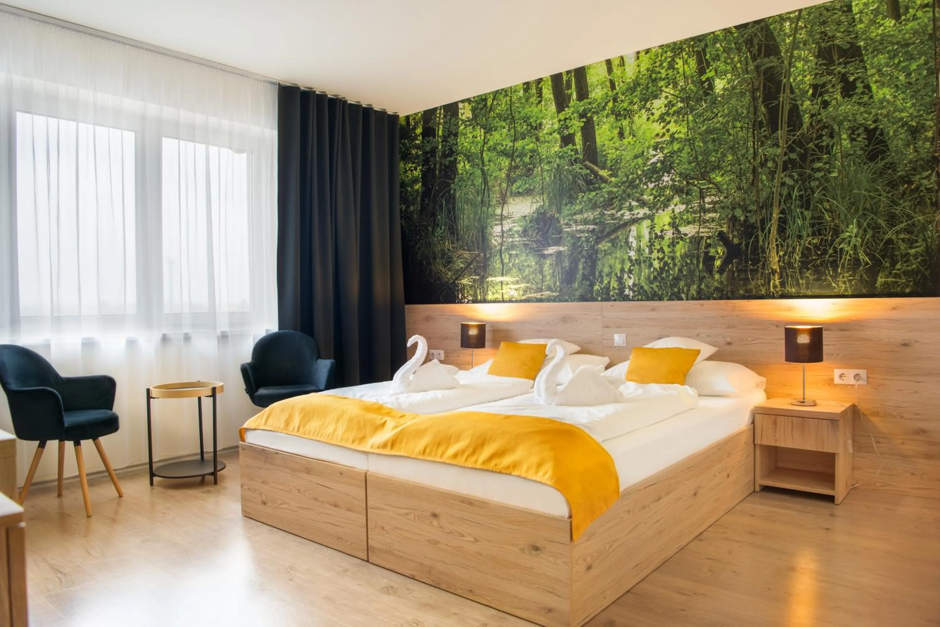 Bed in Gyirmót Sport & Wellness Hotel